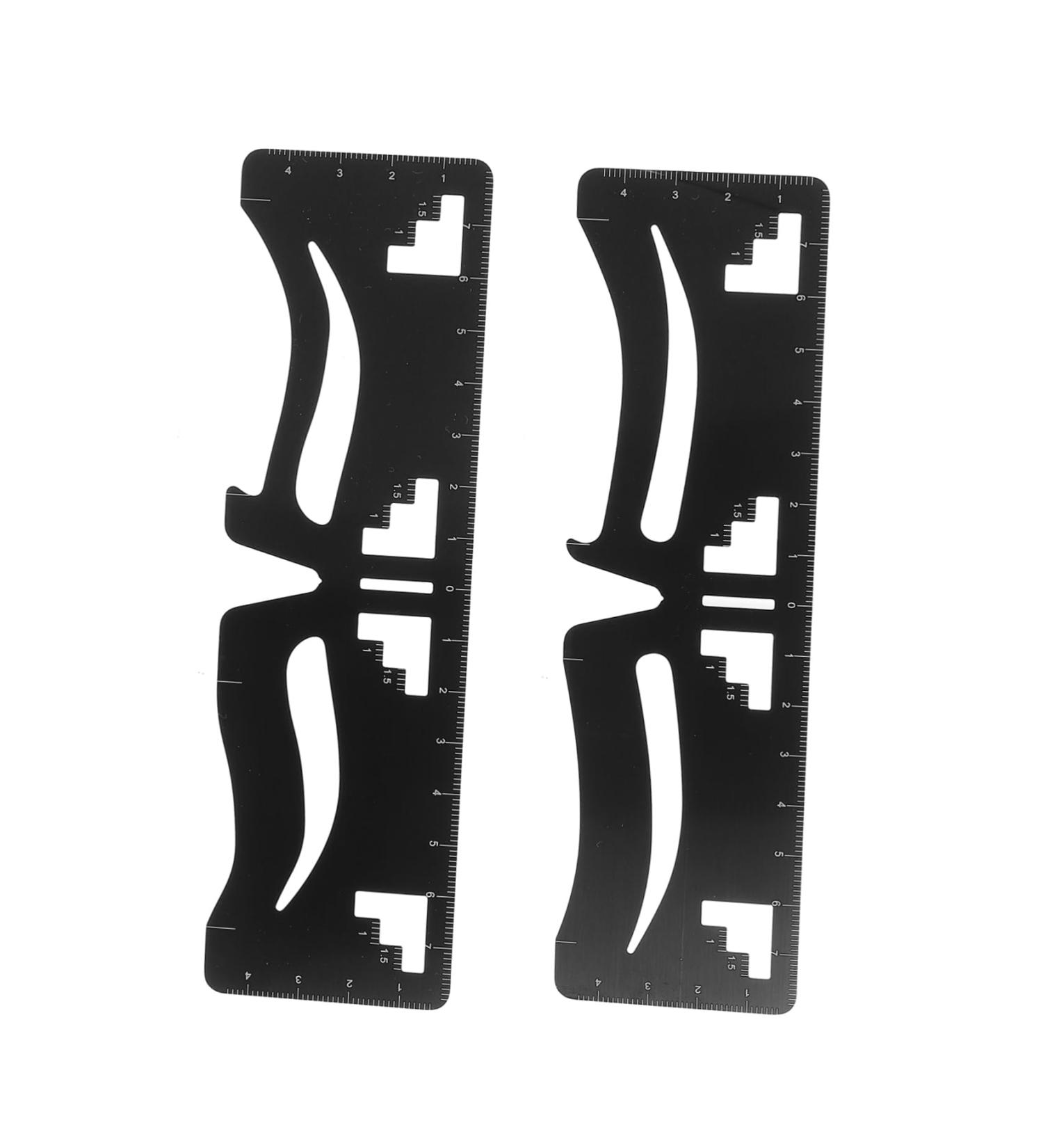 Beavorty 6 pcs Level Women Beauty Reusable Creative Supplies Eyebrow Designer Stencil Extension for Drawing 1 count (Pack of 1) Blackx3pcs - Buy Online on GoSupps.com