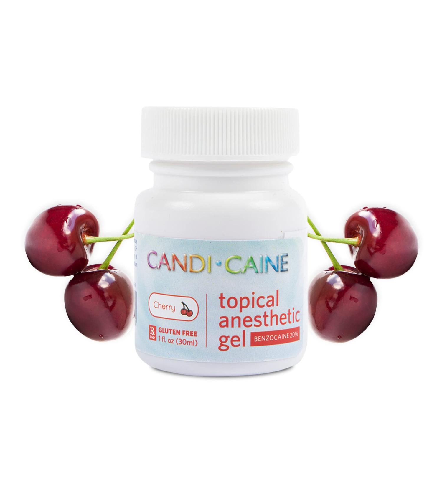 Dynamic Dental Candi Caine Topical Anesthetic Gel 1 oz Cherry Flavor - Buy Online on GoSupps.com