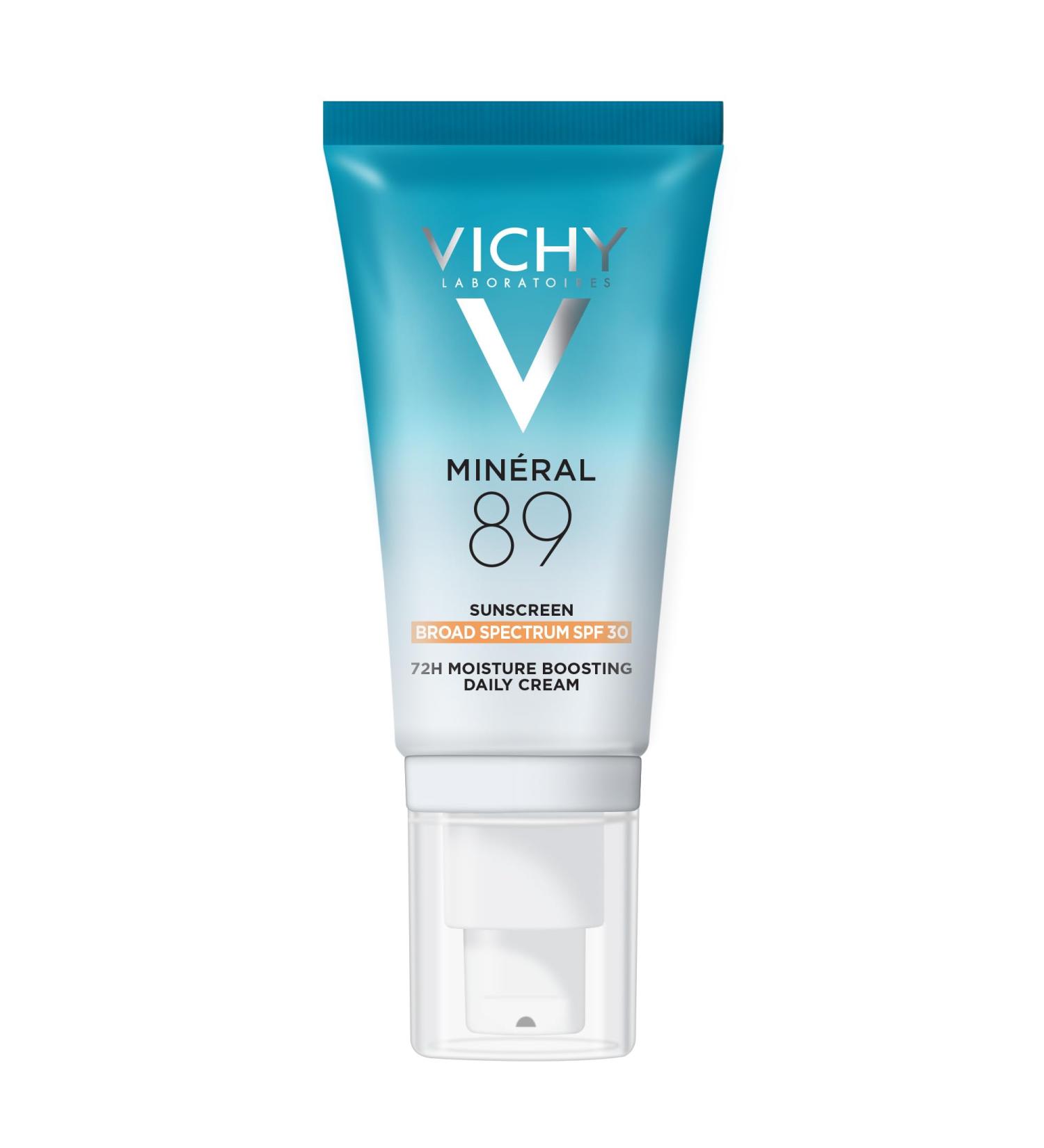 Buy Vichy Min ral 89 Face Sunscreen SPF 30 | Hydrating Daily Sunscreen with Hyaluronic Acid & Niacinamide | Oxybenzone Free | No White Cast | Travel Size | International Shipping available - Buy Online on GoSupps.com