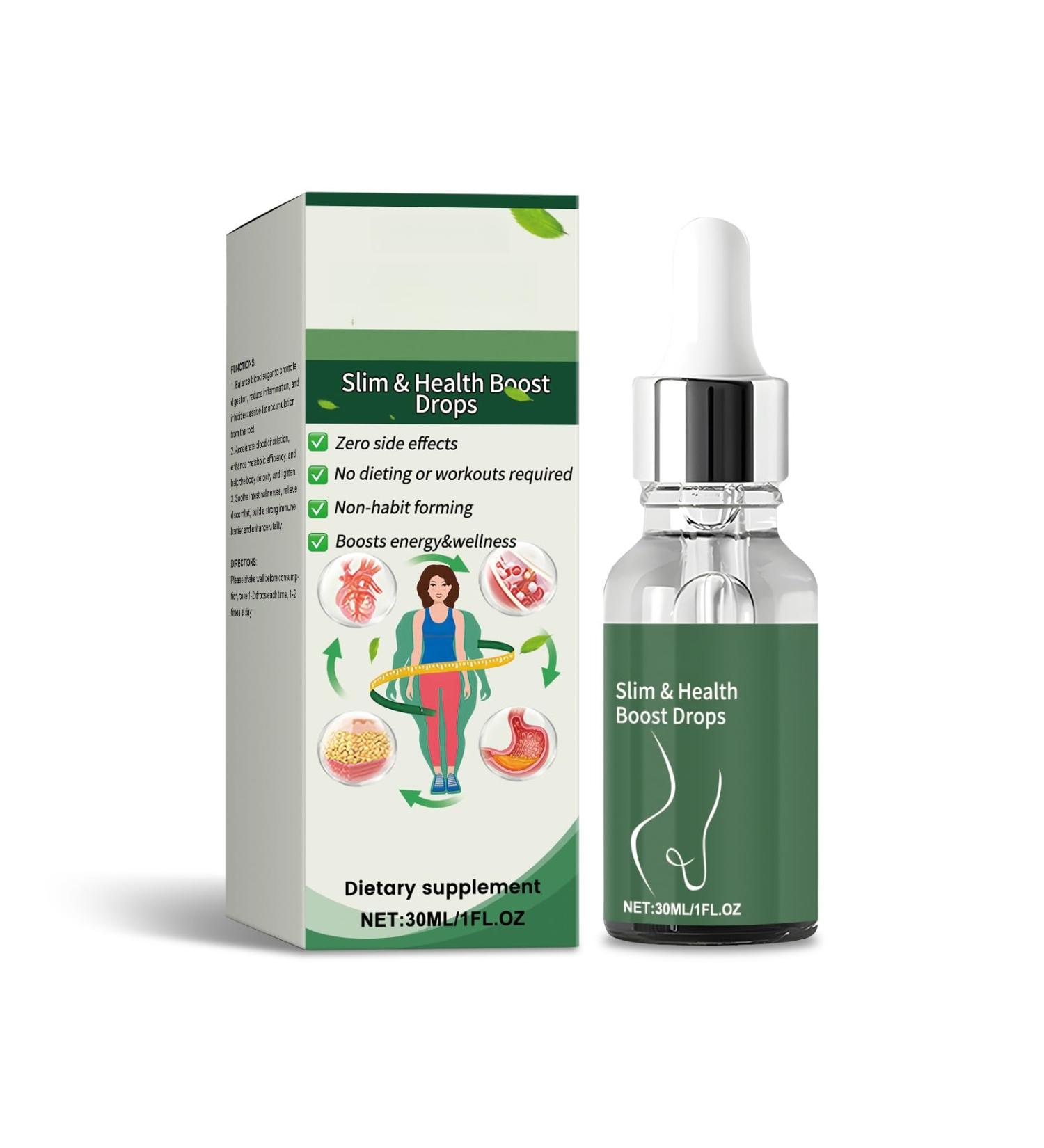 rabuu Daily Slimming Drops 1ml Daily Easy to Use Supplement for Body Management and Healthy Weight Goals - Buy Online on GoSupps.com