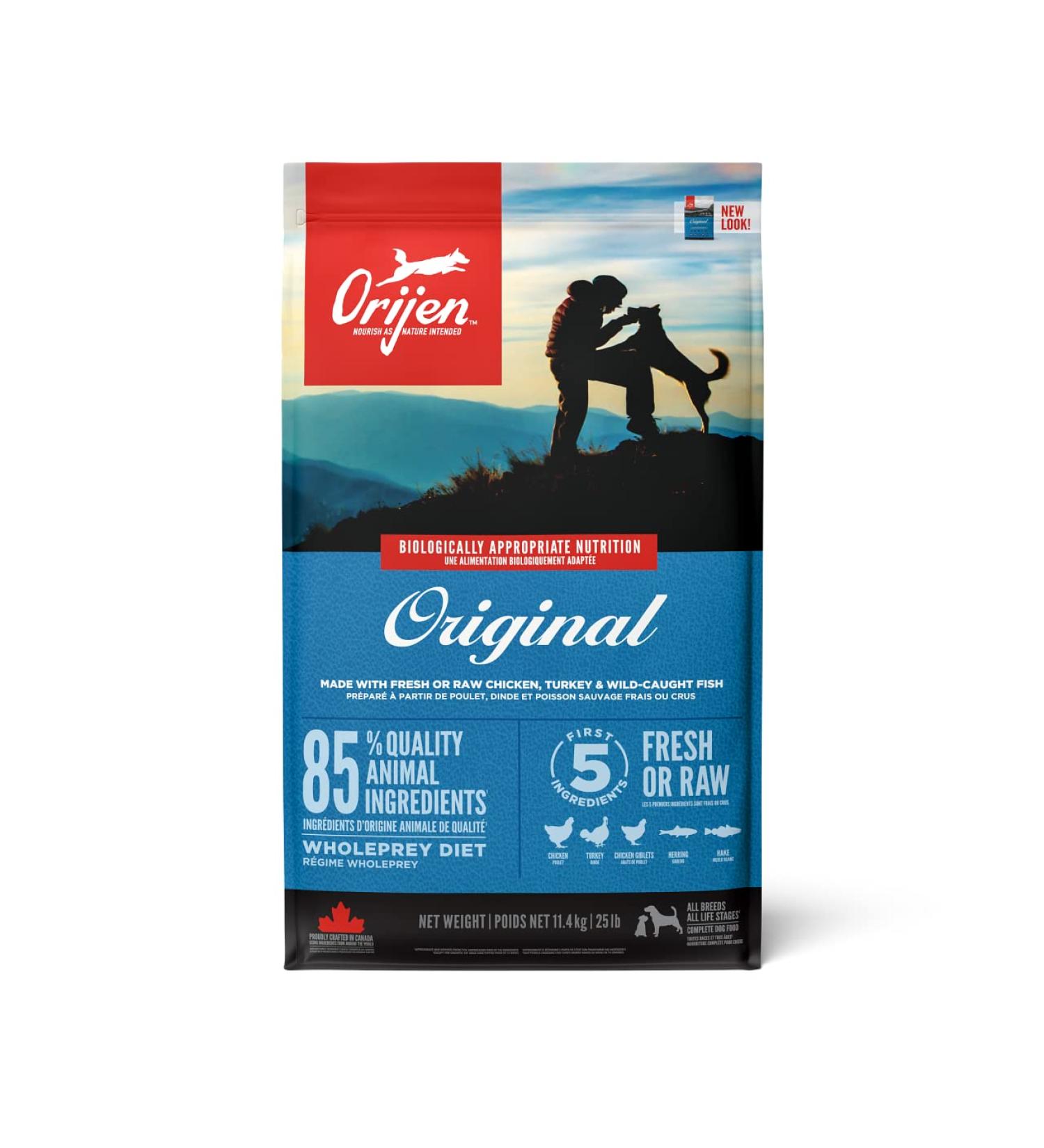 Orijen Original 11.4 kg Adult Chicken, Fish, Turkey