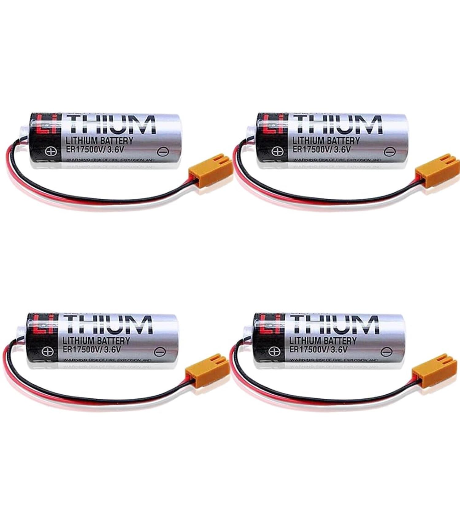 Optimized Meta Title: "Buy 4 Pack 3.6V 2700mAh ER17500V Toshiba PLC CNC Backup Battery - International Shipping Available - Buy Online on GoSupps.com