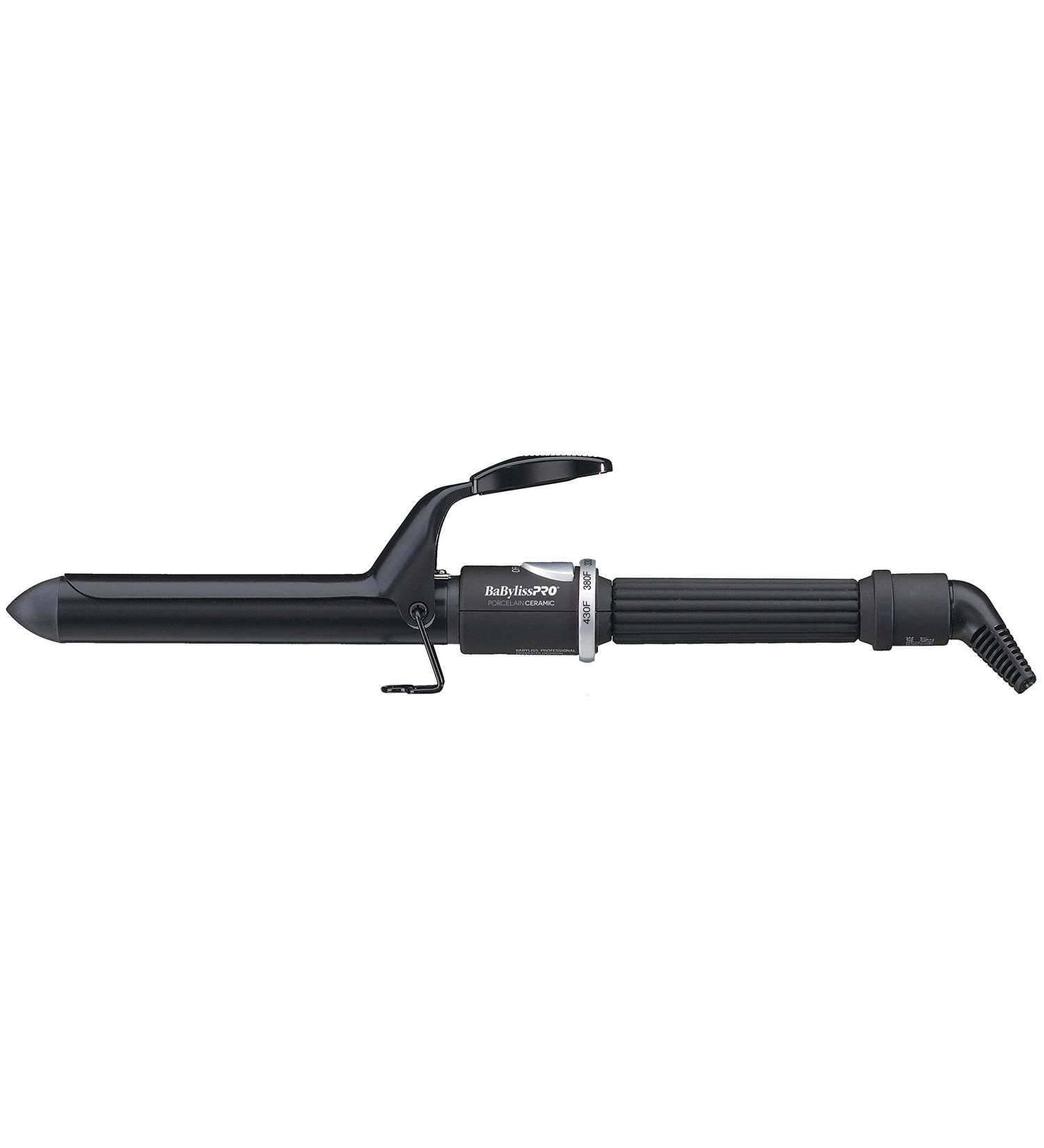 BaBylissPRO Porcelain Ceramic Spring Curling Iron 1 Inch - Professional Hair Styling Tool - Buy Online on GoSupps.com