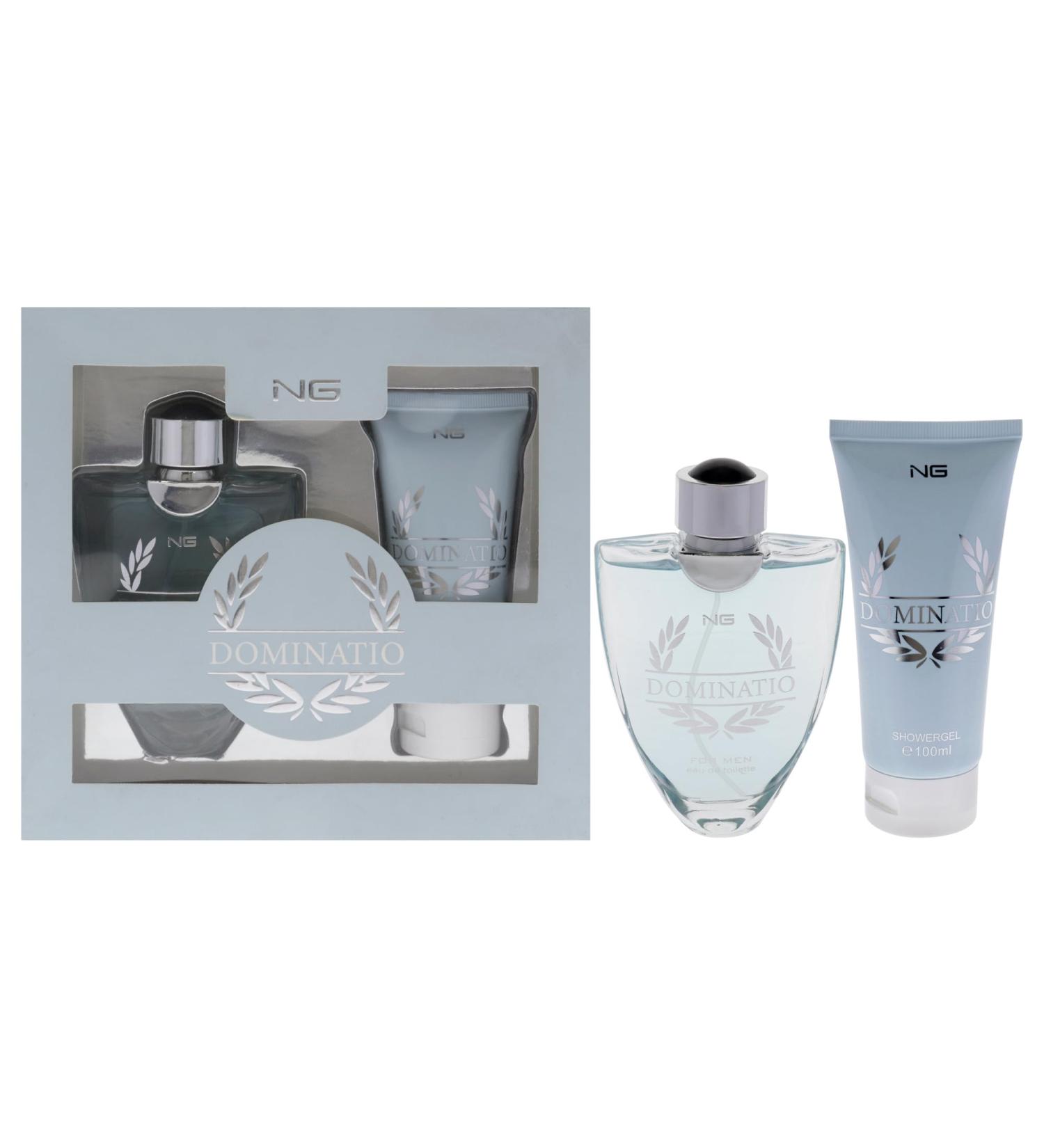 Dominatio Kit for Men - 2 Pc Gift Set 2.7oz EDT Spray 3.4oz Shower Gel - Buy Online on GoSupps.com