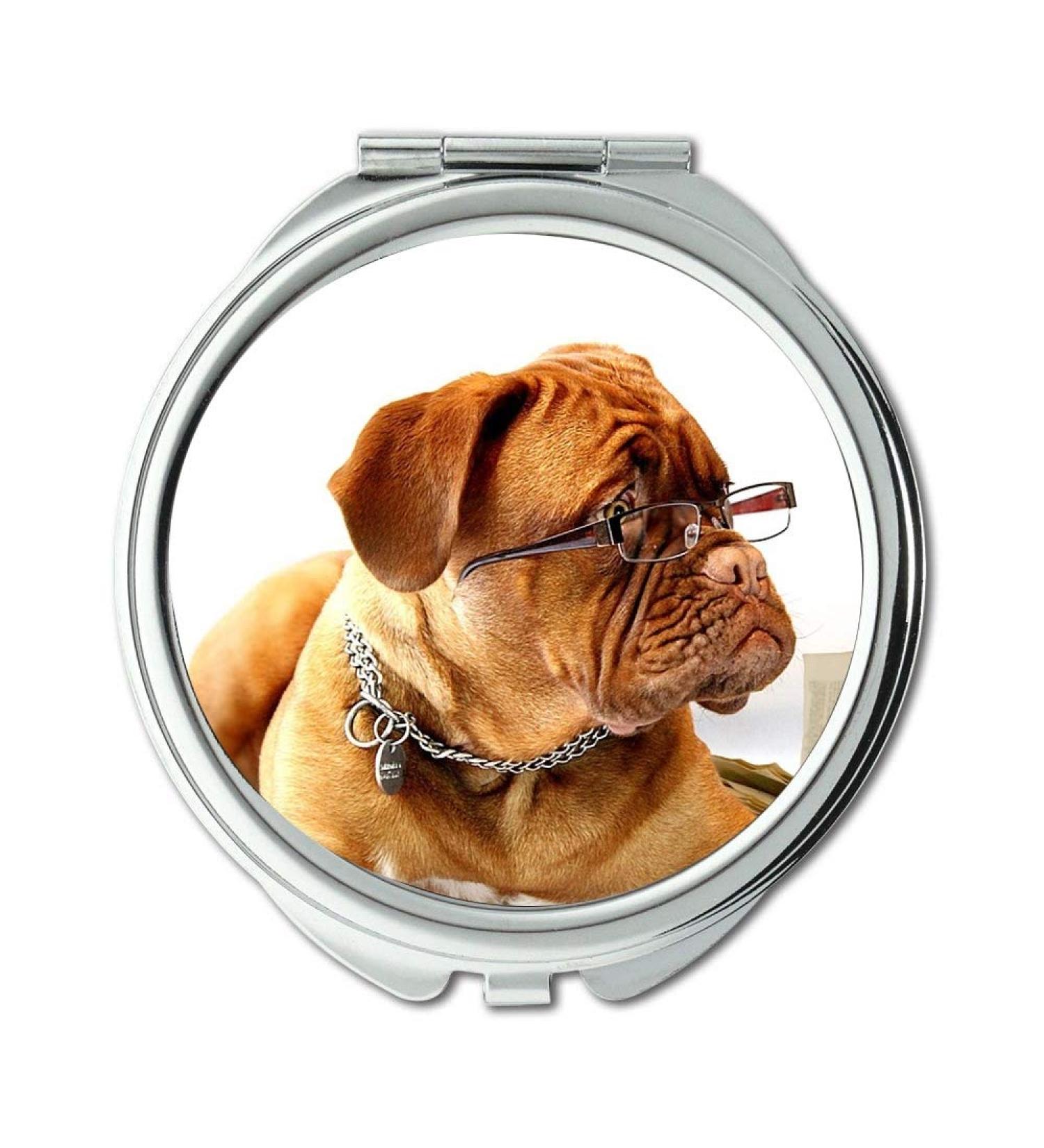 Mirror Travel Mirror Dog Dogue De Bordeaux Mastiff Bordeaux Burgundy pocket mirror portable mirror - Buy Online on GoSupps.com