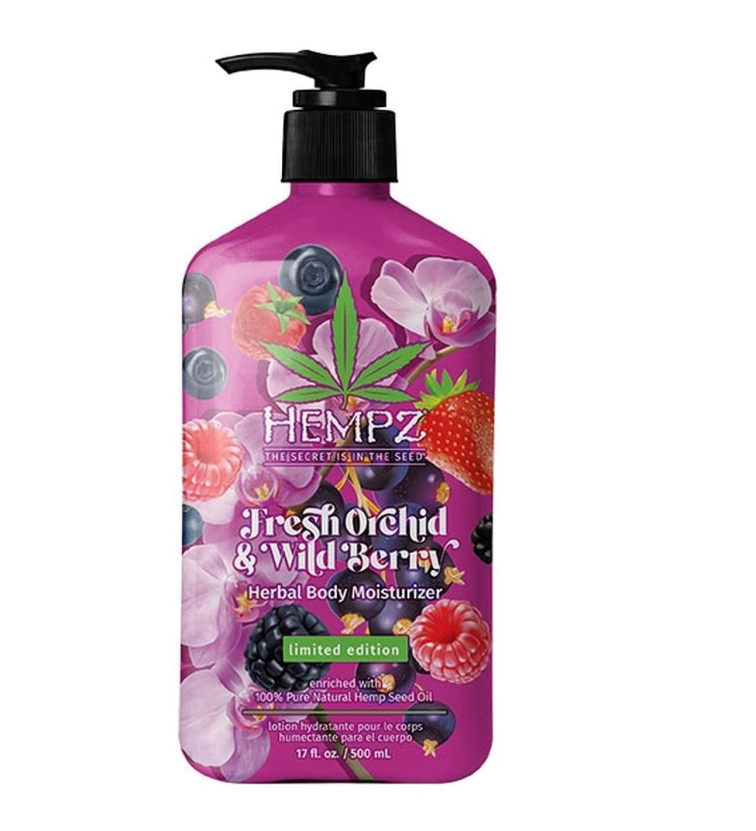 Hempz Fresh Orchid & Wild Berry Herbal Body Moisturizer 17 ounce