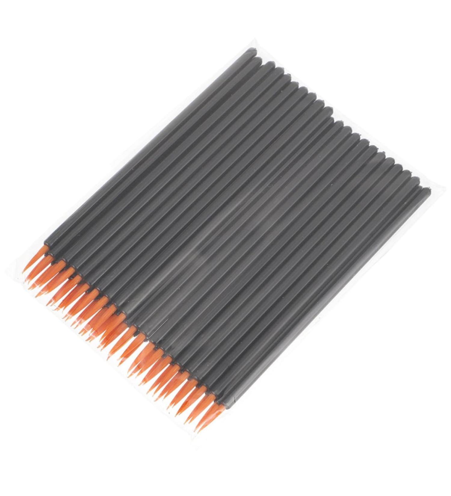 Baluue 300 Pcs Disposable Eyeliner Brush Lipstick Gloss Applicator Makeup Applicator Black Artificial Fiber 9x6.5cmx3pcs Blackx3pcs - Buy Online on GoSupps.com