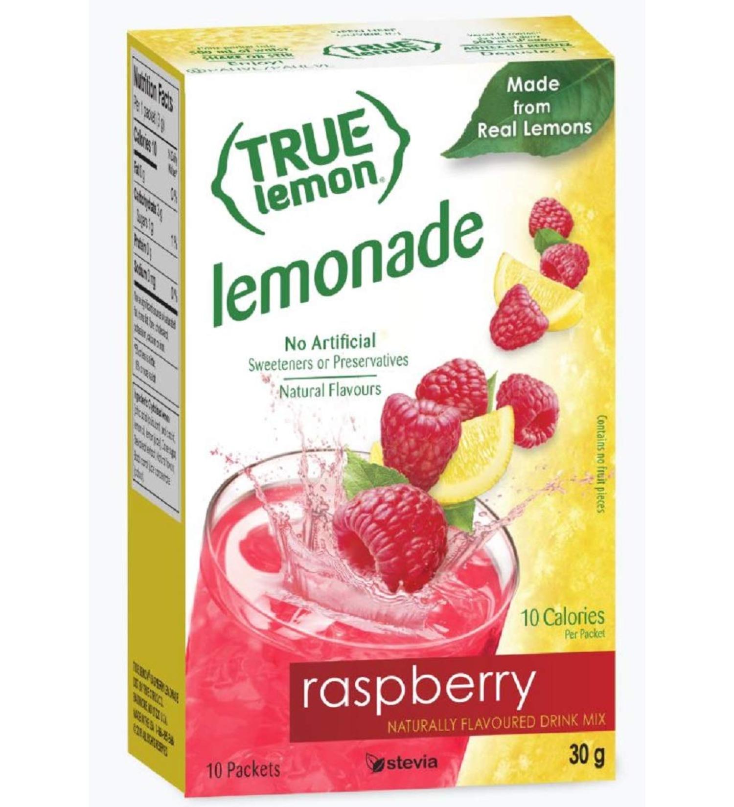 True Lemon Raspberry Lemonade (2 Boxes) 10 Packets in Each Box raspberry,lemon 10 Count (Pack of 2)