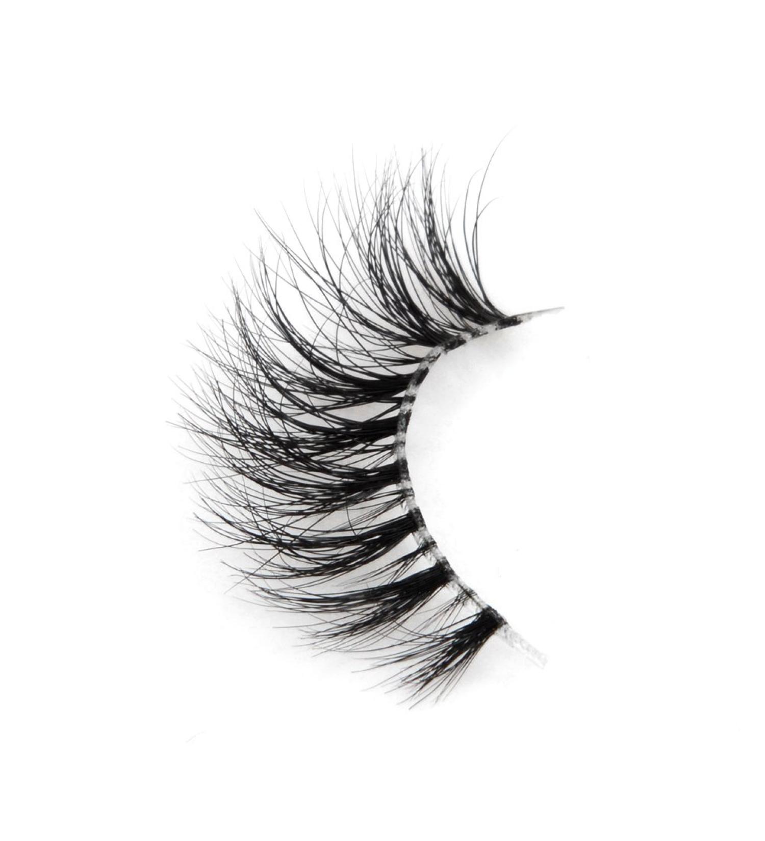 Arison 3D Handmade Siberian Mink Eyelashes - Natural Look with Transparent Band | 100% Handmade Artificial Lashes (1 Pair) - Perfect for International Shipping - Buy Online on GoSupps.com