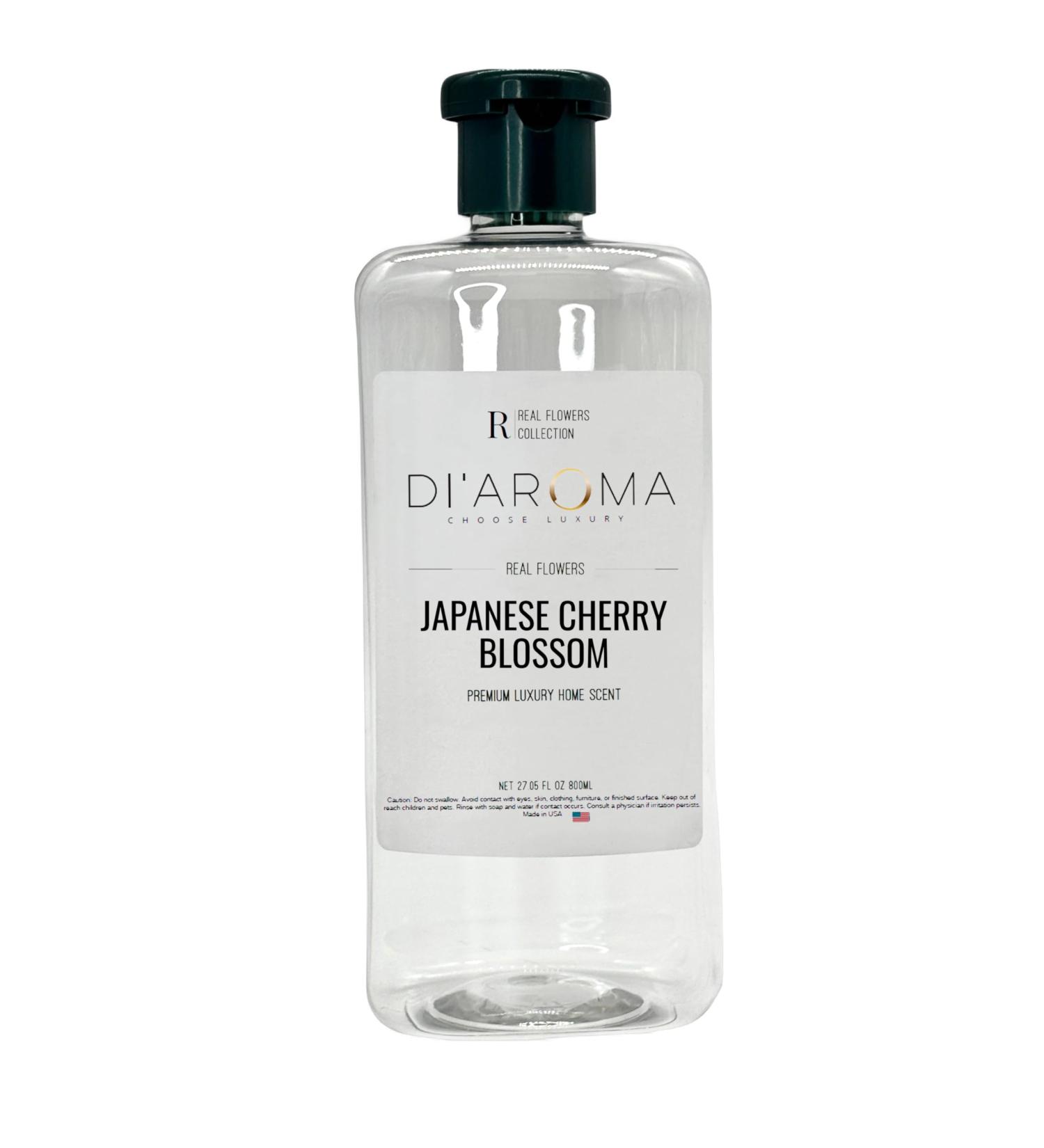 Mystic Romance Aroma Oil Blend 800ml Japanese Cherry Blossom Flowers Collection Diffuser Aroma Oil Blends Waterless Diffuser Made in USA (800ml Japanese Cherry Blossom)