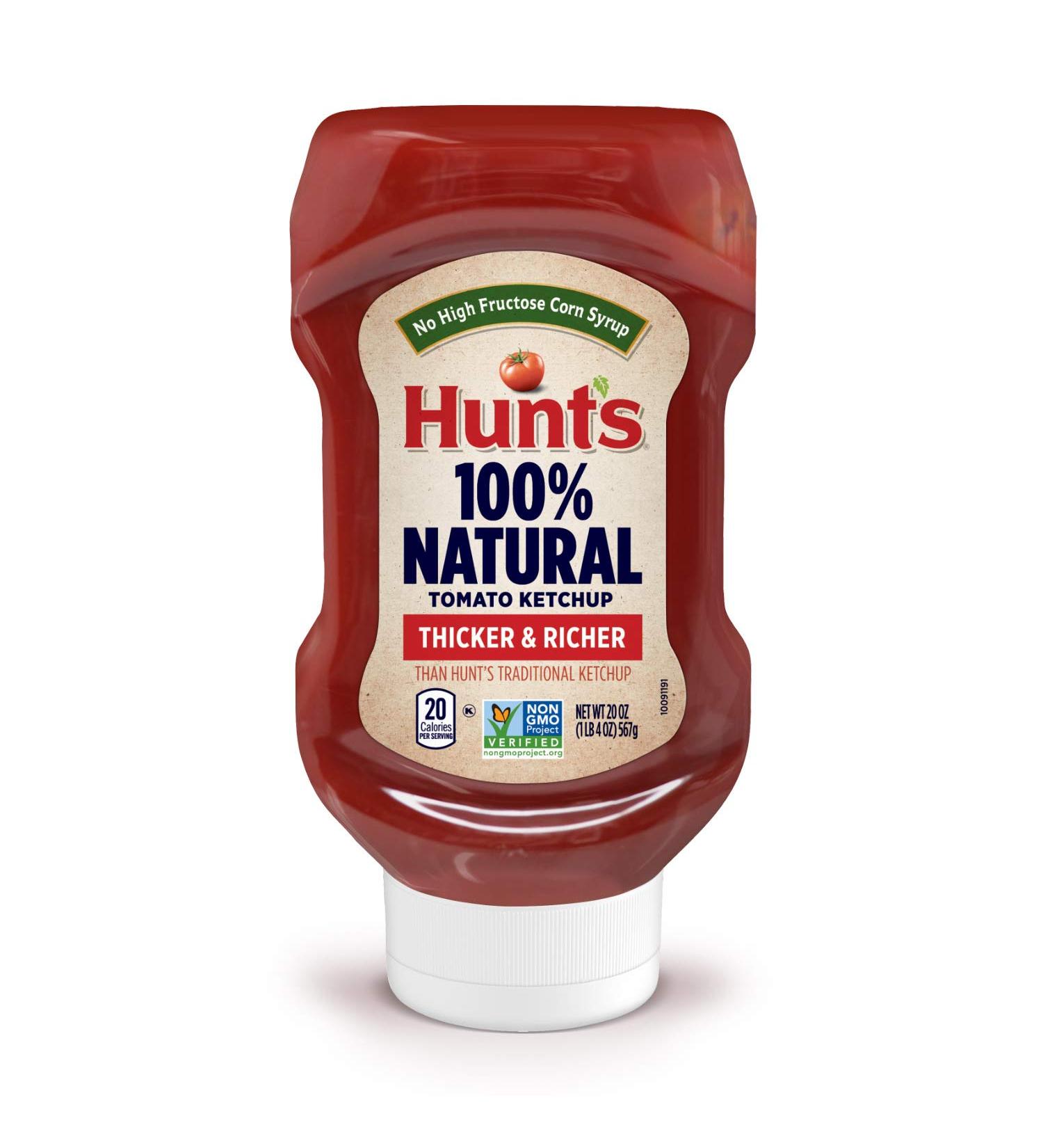 Hunts All Natural Tomato Ketchup 20oz (Pack of 12) - Buy Online Now - Buy Online on GoSupps.com