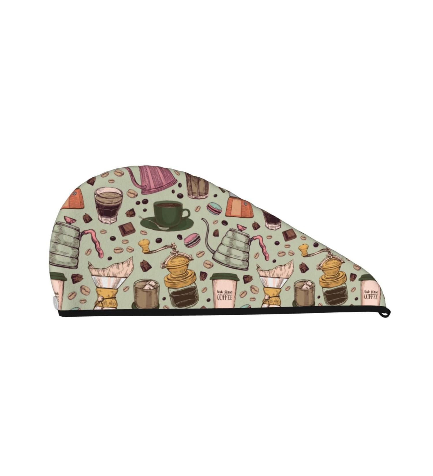 Hair Towel Wrap - Fast Drying Hair Turban with Button | Premium Hair Drying Towel for Quick Use - Buy Online on GoSupps.com