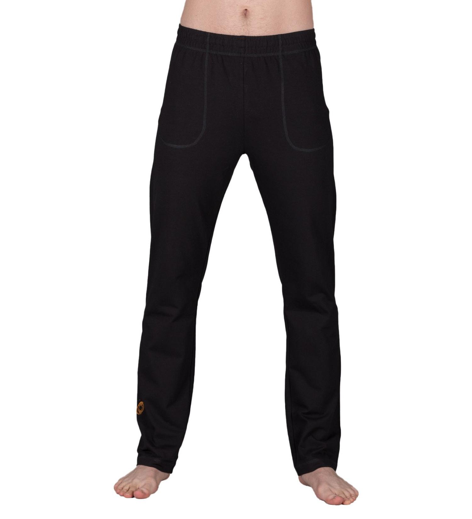 Sun Salutation Yoga Pants for Men | 15 Sizes & 3 Lengths | 52 Black - International Shipping - Buy Online on GoSupps.com