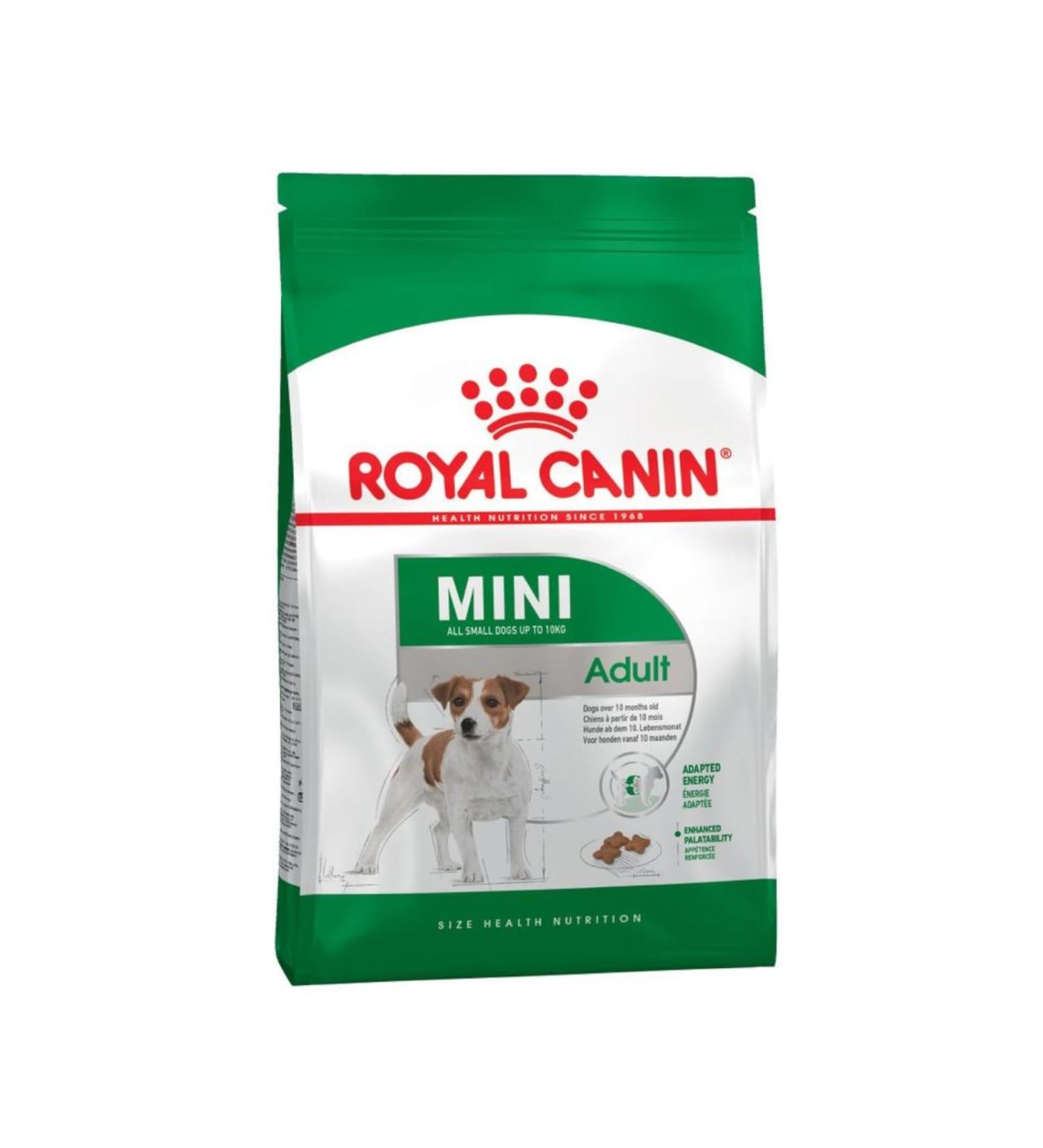 Royal Canin Mini Adult | 4kg | Complete Food for Small Breeds Dogs | Omega-3 Fatty Acids for Skin and Coat | Adapted Energy - Buy Online on GoSupps.com