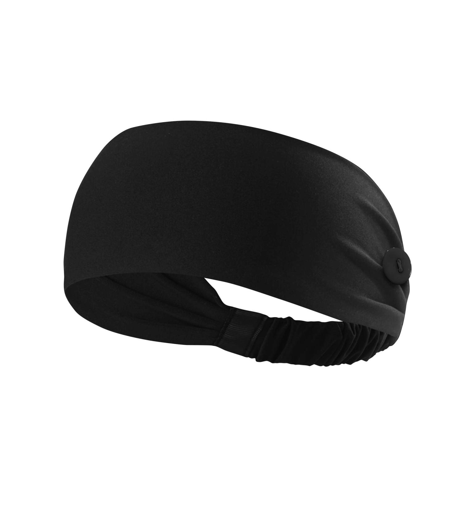Hanna Roberts Black Headband with Buttons for Face Masks - Stretchy and Elastic | 1 Count - Buy Online on GoSupps.com