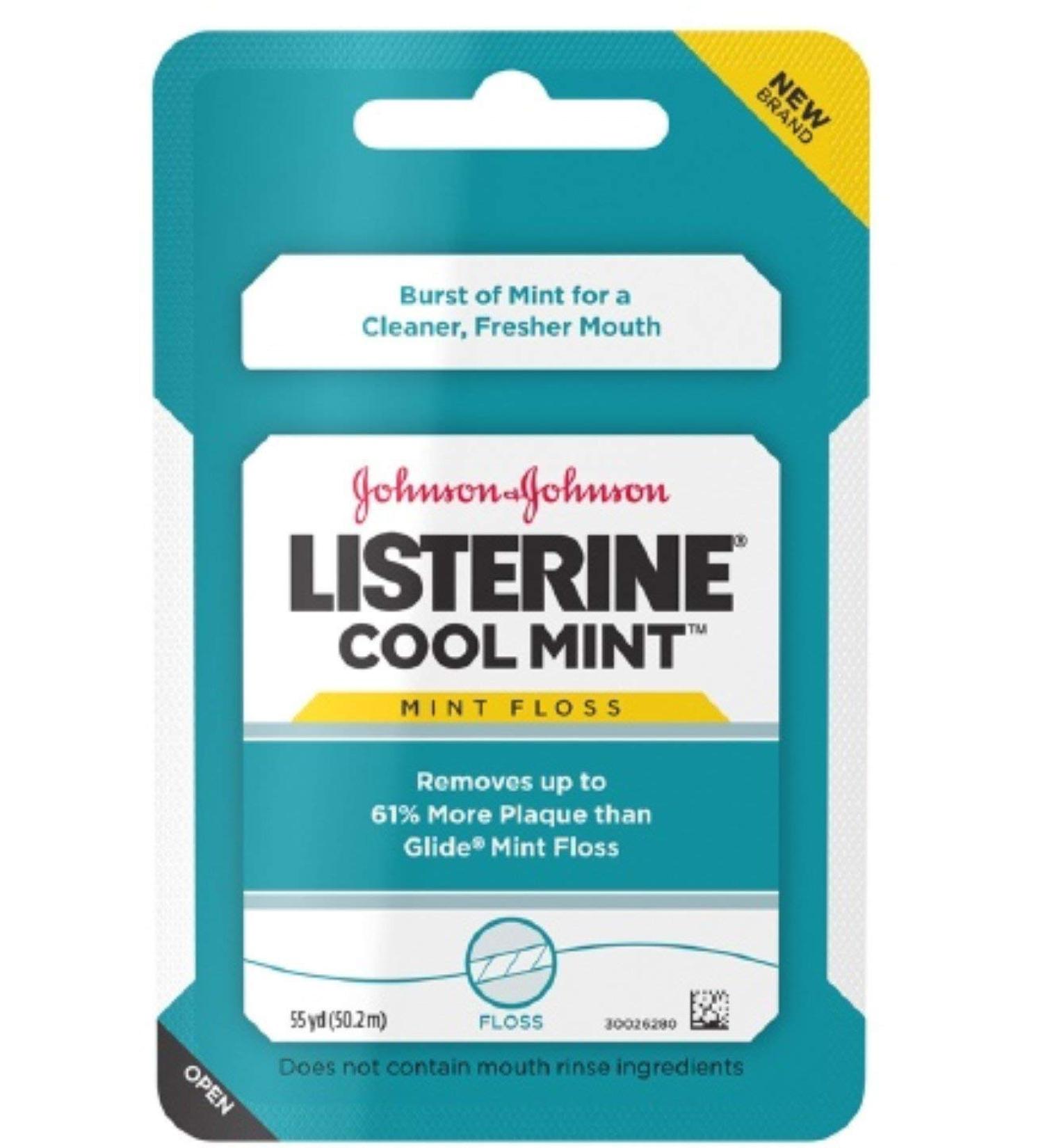 Reach Dental Floss Cool Mint 55 yds (Pack of 8)