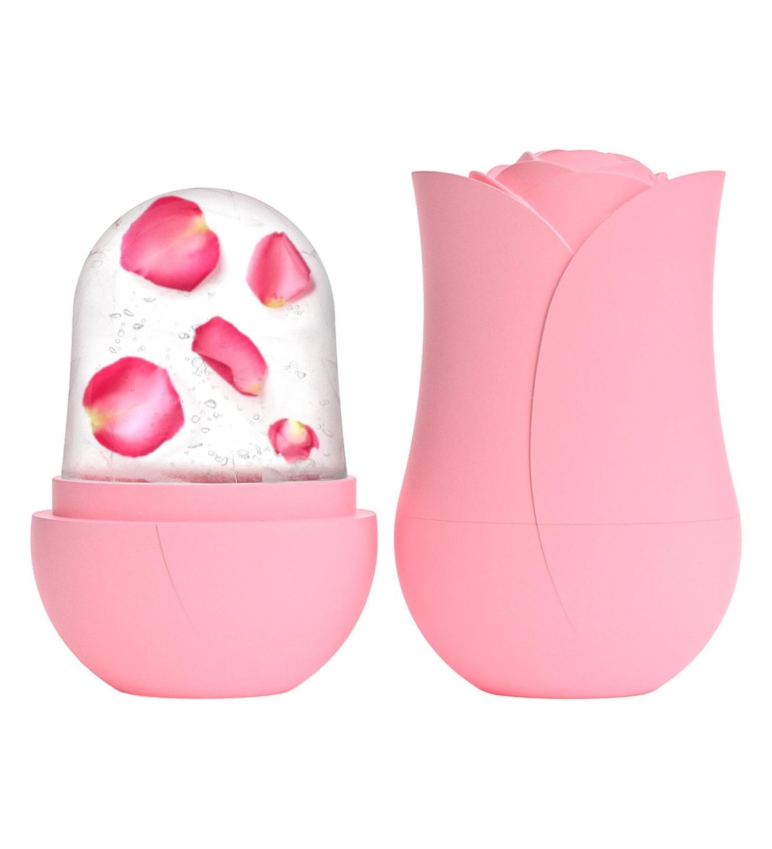 Silicone Ice Face Roller - Ice Roller for Face and Eyes | Reusable Facial Ice Roller | Calming Ice for Face | Cold Face Roller to Remove Puffiness Reduce Pores Tightening Skin - Buy Online on GoSupps.com