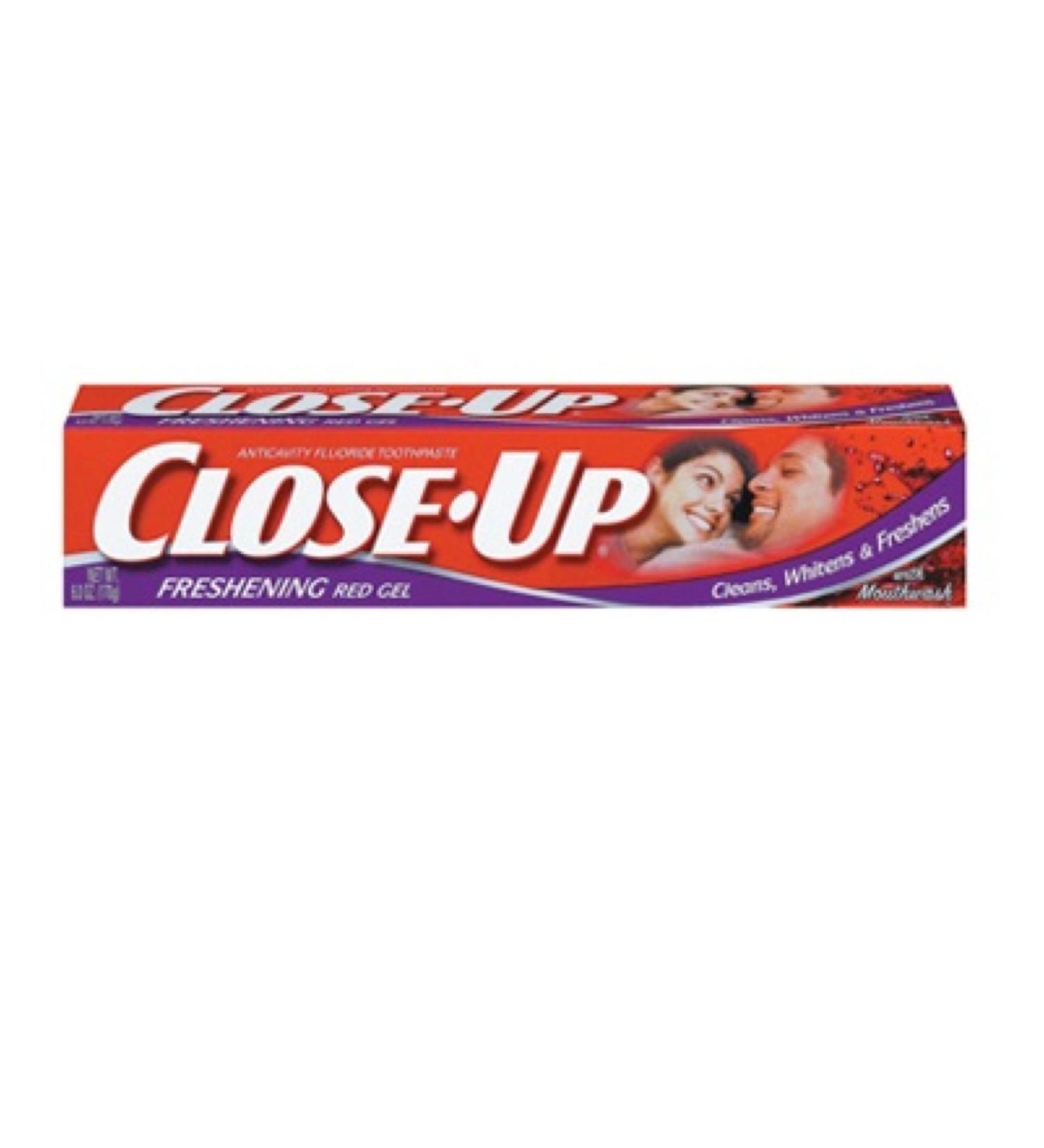 Close-Up Ultra Cinnamon Flavor Blast Gel Toothpaste 6 oz - Freshening Dental Care