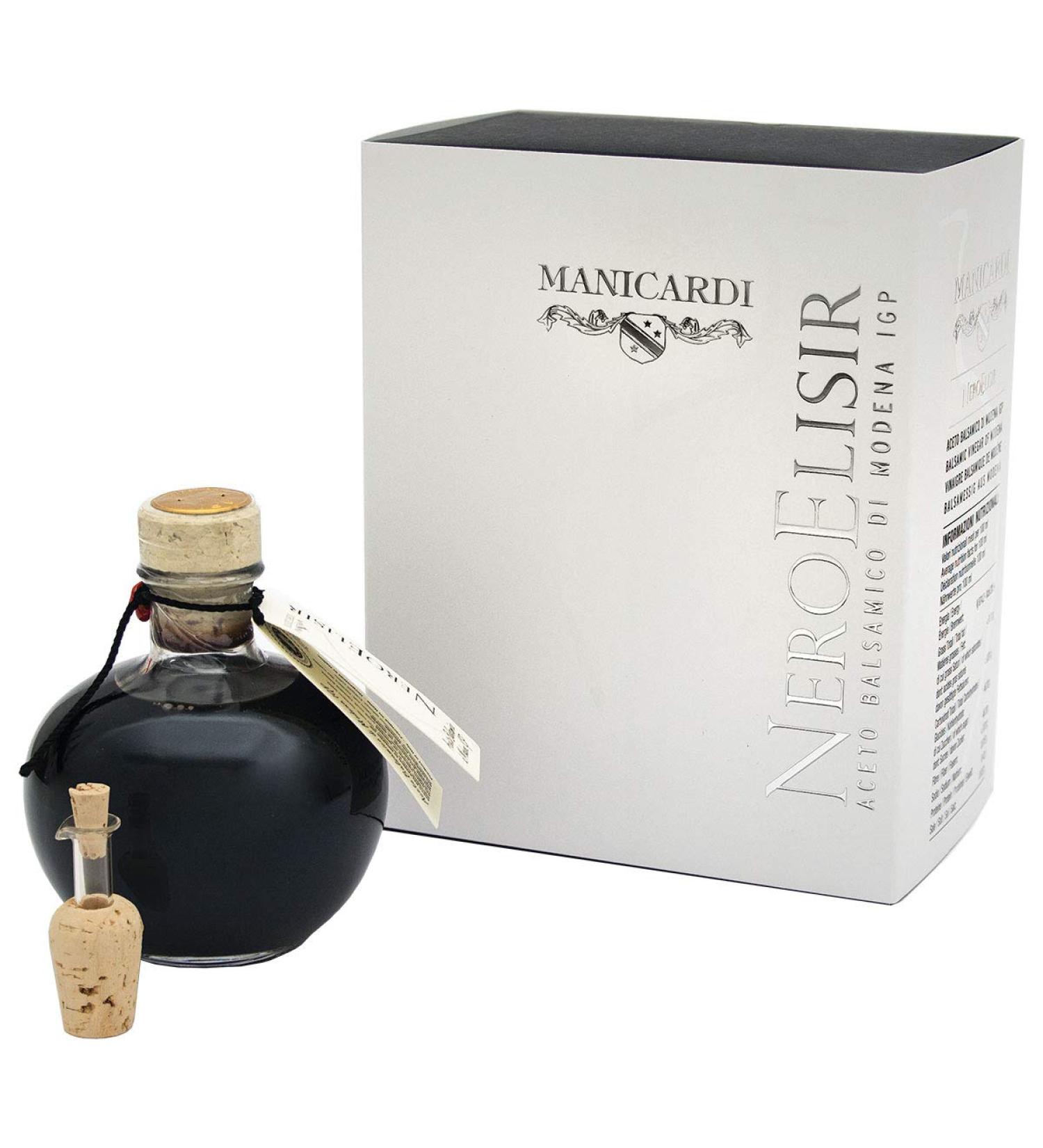 MANICARDI Balsamic Vinegar of Modena IGP Manicardi NeroElisir 250 ml by Nelson Sicily