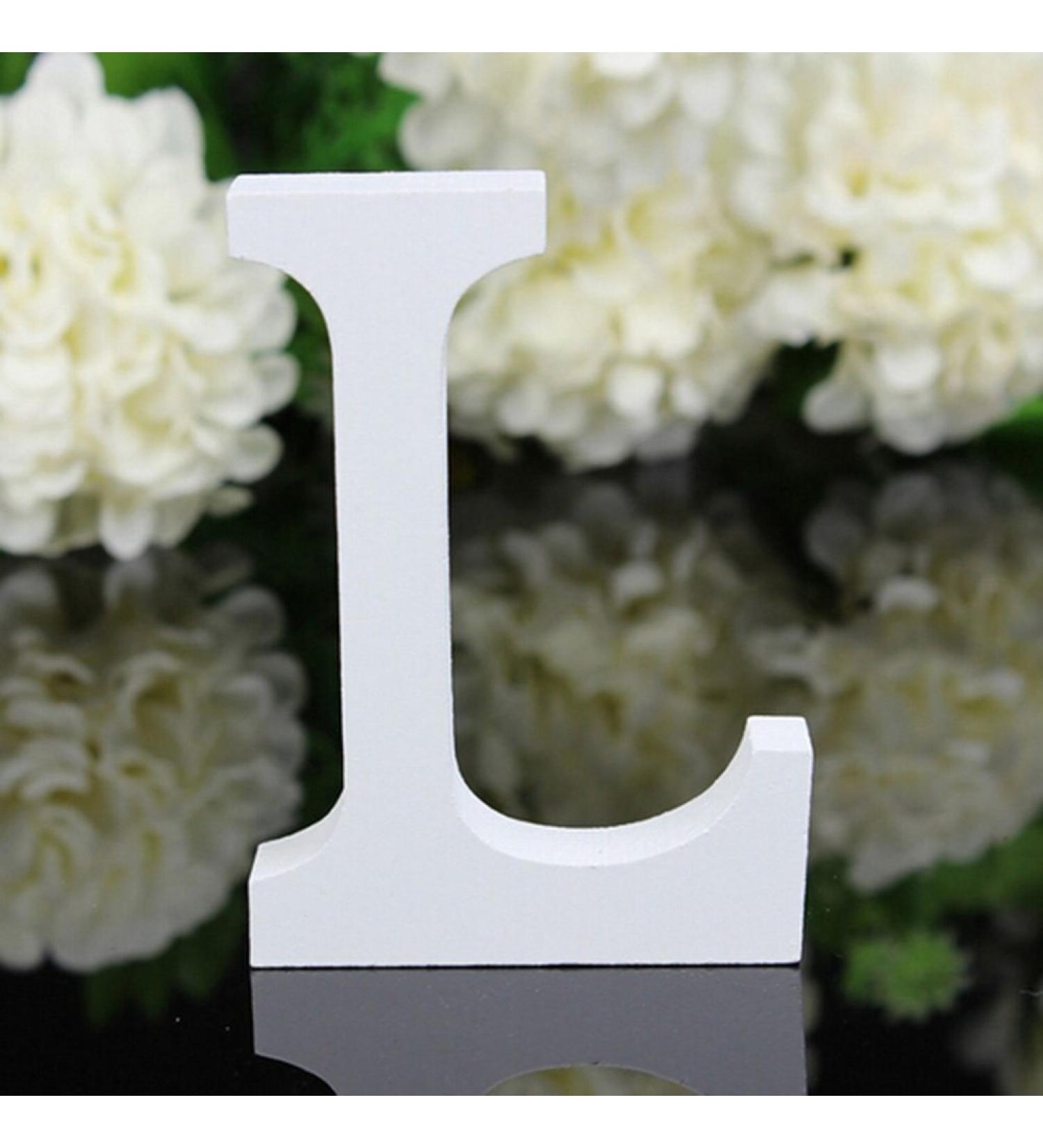 Freeas Decorative Wood Letters - 26 Hanging Alphabet Wall Letters for Kids' Bedrooms Baby Names Weddings & Home Decor - Buy Online on GoSupps.com