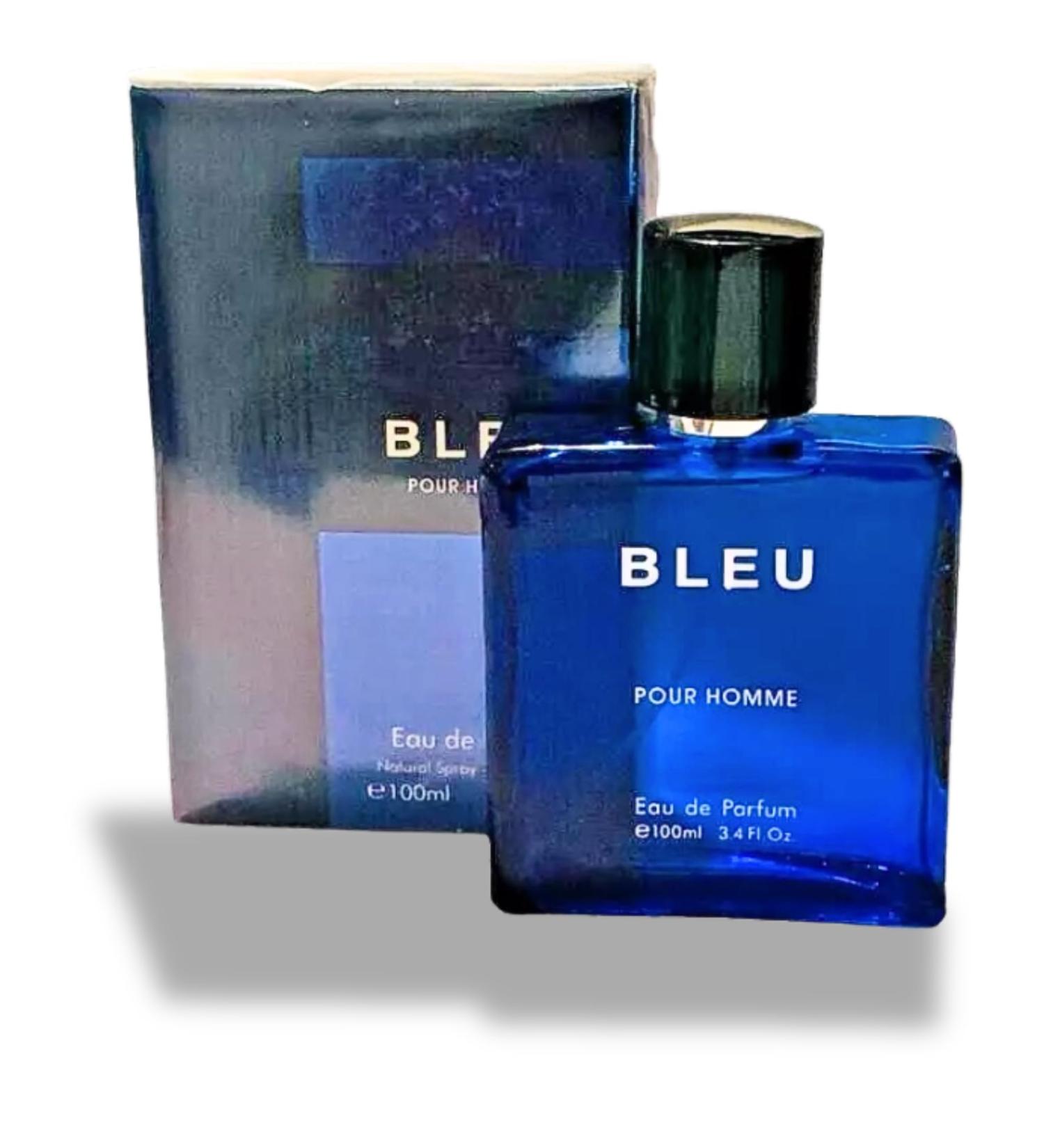 POUR HOMME BLEU BLUE EAU DE PARFUM 3.4 FL. Oz. Woody Aromatic fragrance for men. - Buy Online on GoSupps.com
