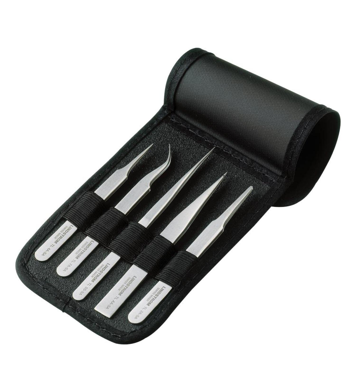 Tweezers Set GEN Purpose 5-Piece Tweezer Sets and Replacement Tips 5 Pieces | 9855