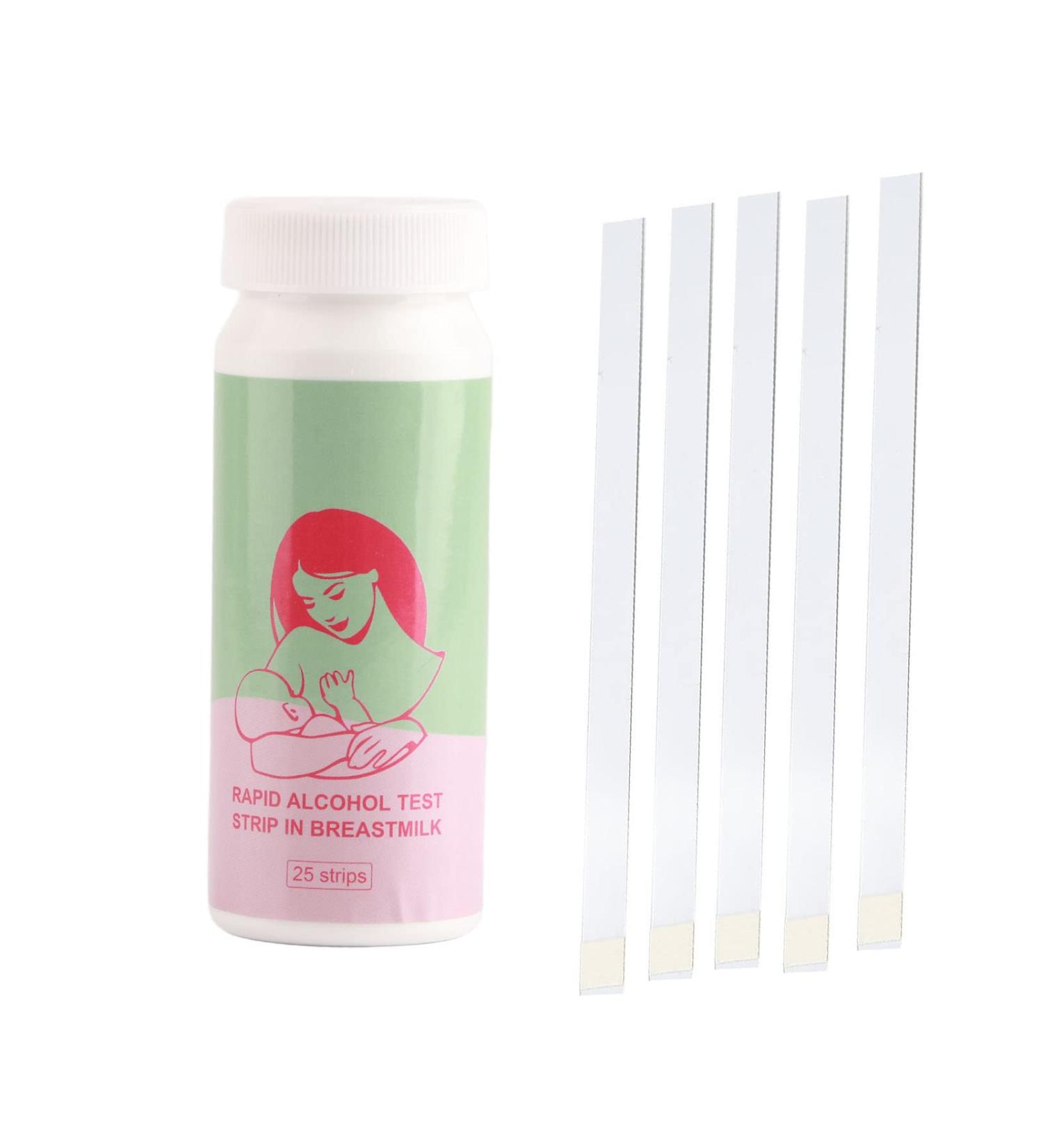 25 Breast Milk Alcohol Test Strips - Accurate Detection for Breastfeeding Mothers | Safe Lactation Testing - Buy Online on GoSupps.com