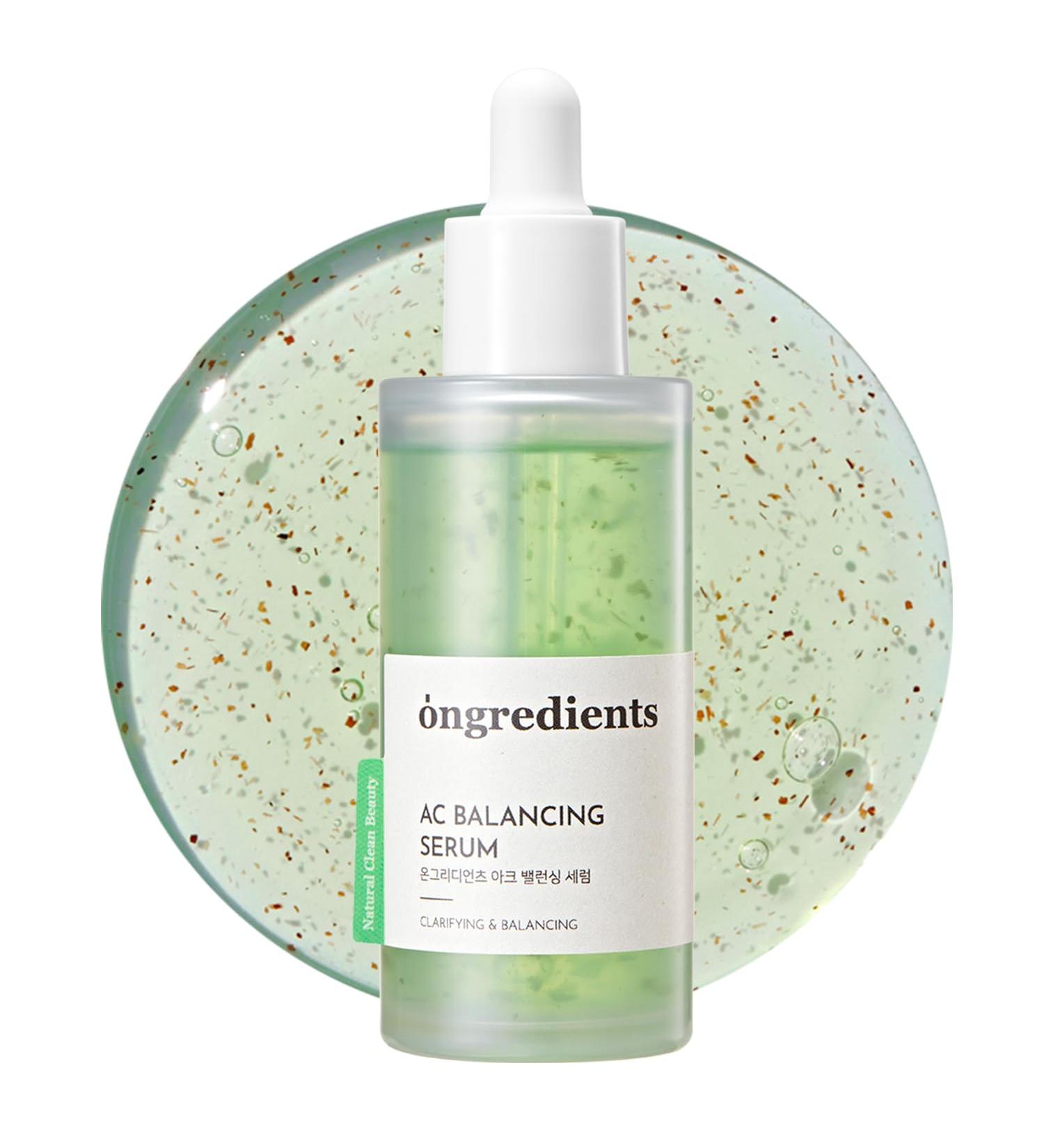 Ongredients Heartleaf Acne Serum - Ceramide & Hyaluronic Acid for Acne Prone Skin | Oil Control & Pore Refining | Vegan Korean Skin Care 1.69 Fl Oz - Buy Online on GoSupps.com