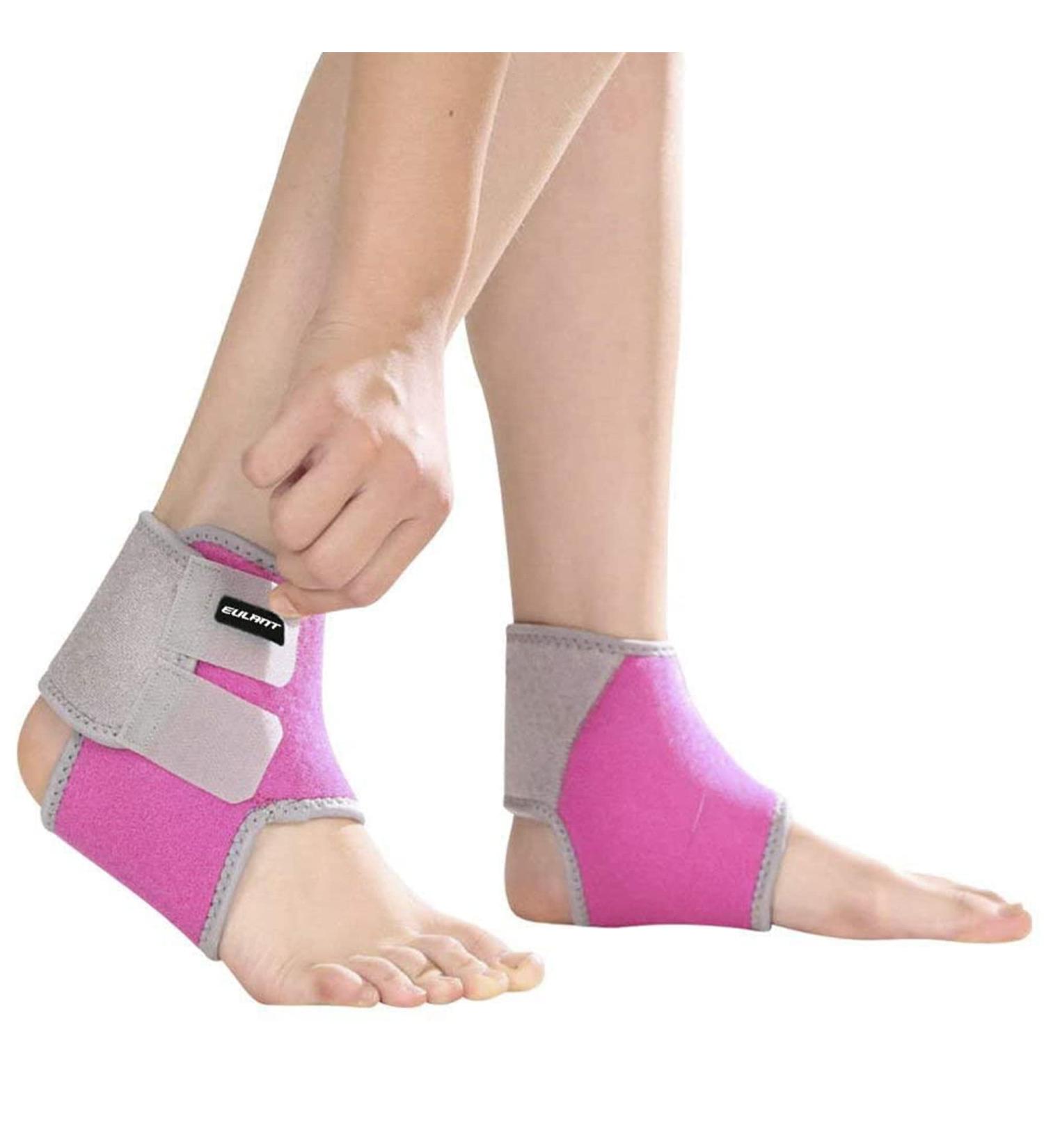 Eulant Breathable Ankle Bandages for Kids | Ankle Support for Running Dancing & Sports | 1 Pair - Boys & Girls - Buy Online on GoSupps.com