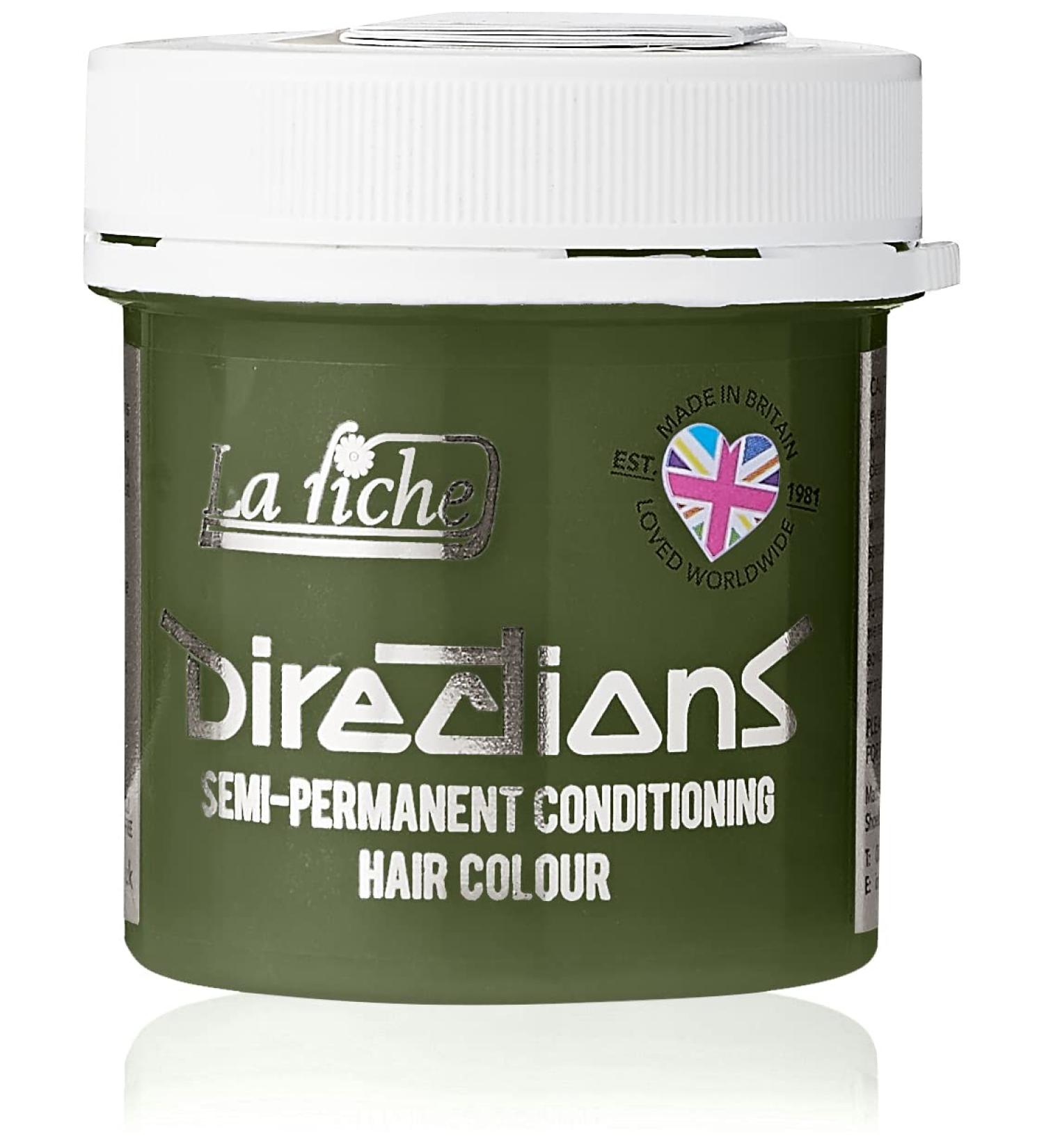 DIRECTIONS Spring Green Semi-Permanent Hair Colour - 88ml Tub - Buy Online on GoSupps.com