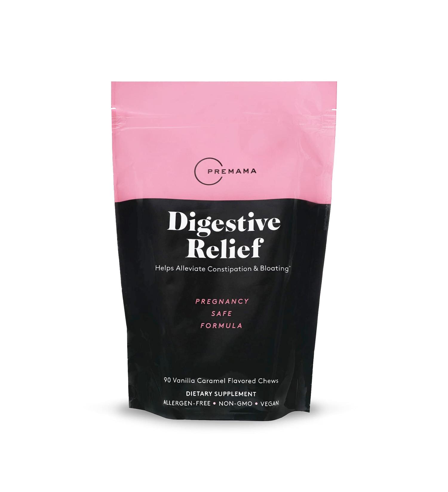 Premama Digestive Relief Chews - Vanilla Caramel Flavor - 90 Count - Buy Online on GoSupps.com