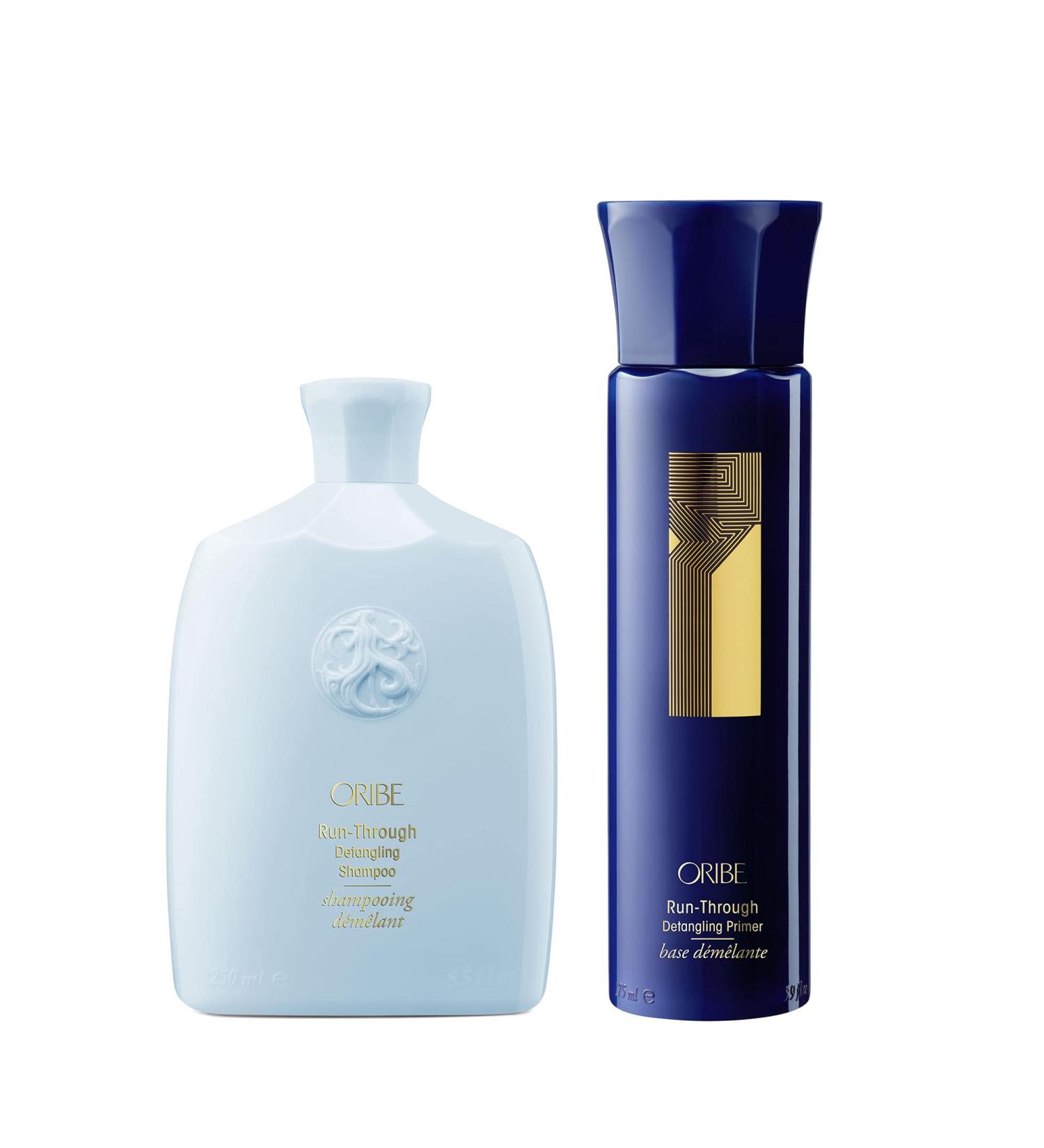 Oribe Run-Through Detangling Primer Detangling Shampoo & Primer Duo - Buy Online on GoSupps.com