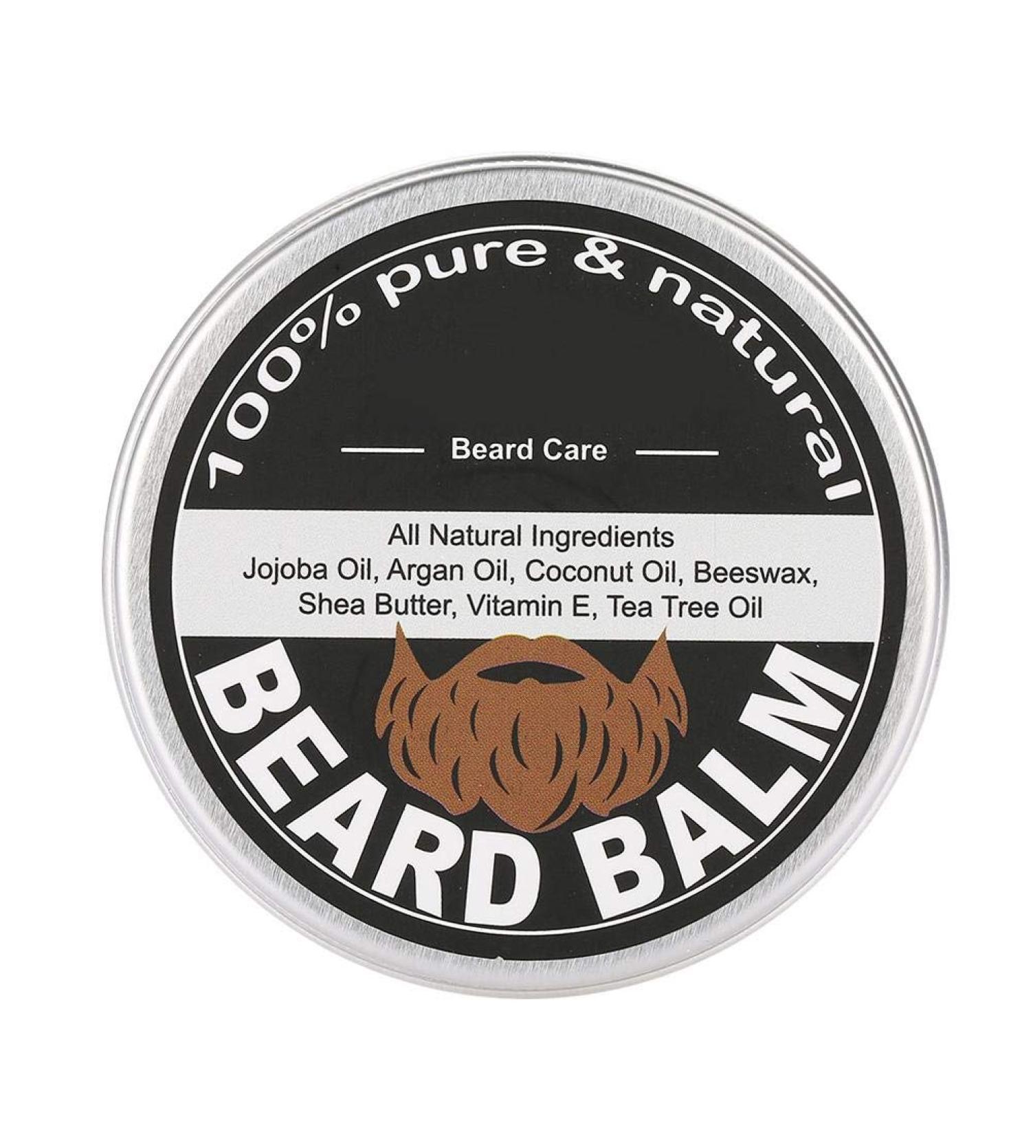 Beard Care Balm | Moisturizing Natural Treatment with Jojoba Oil Vitamin E & Shea Butter | Reduces Itching for All Beard Lengths - Buy Online on GoSupps.com