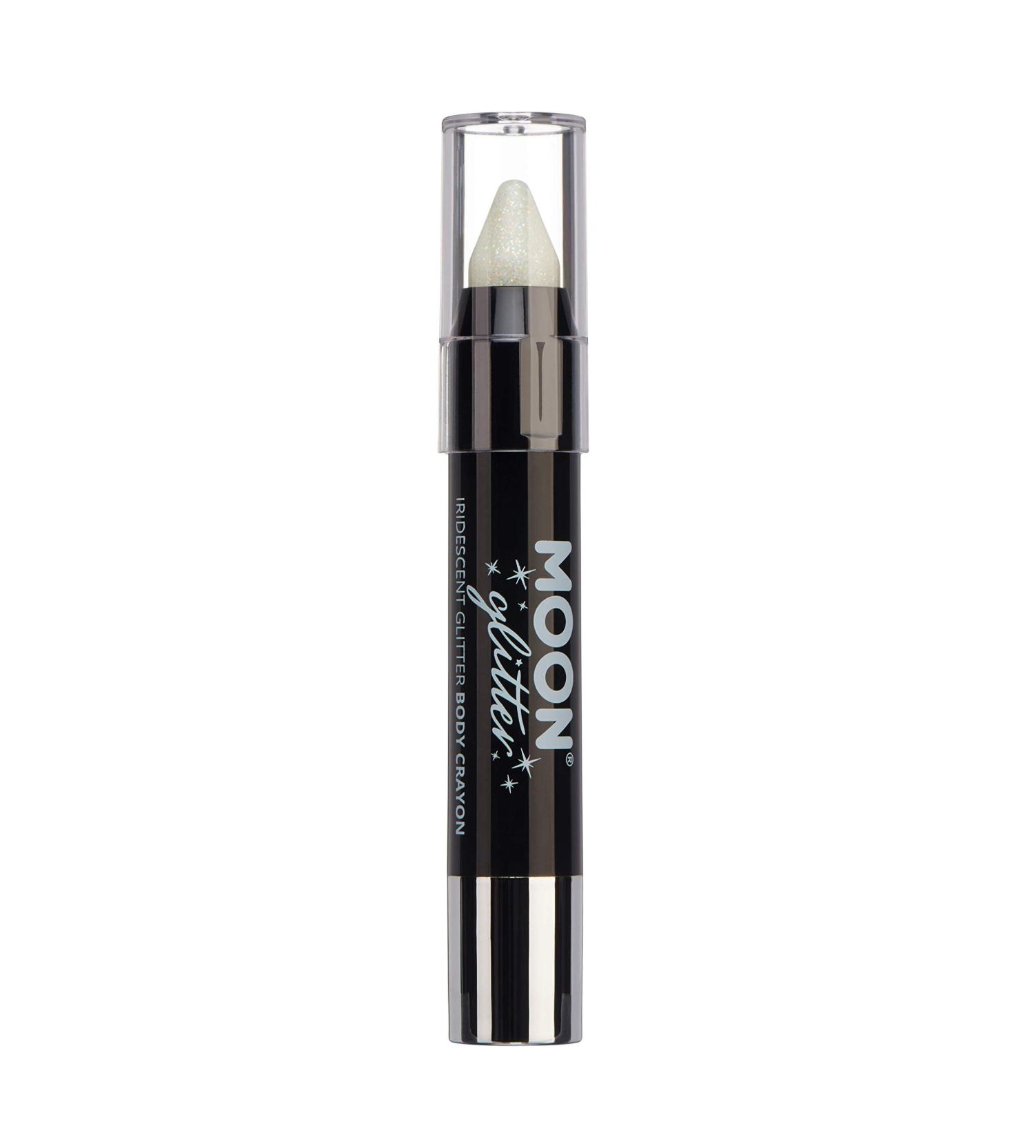 Moon Glitter Body Crayon Pen - Iridescent Glitter for Face & Body - 3.5g - White | International Shipping - Buy Online on GoSupps.com