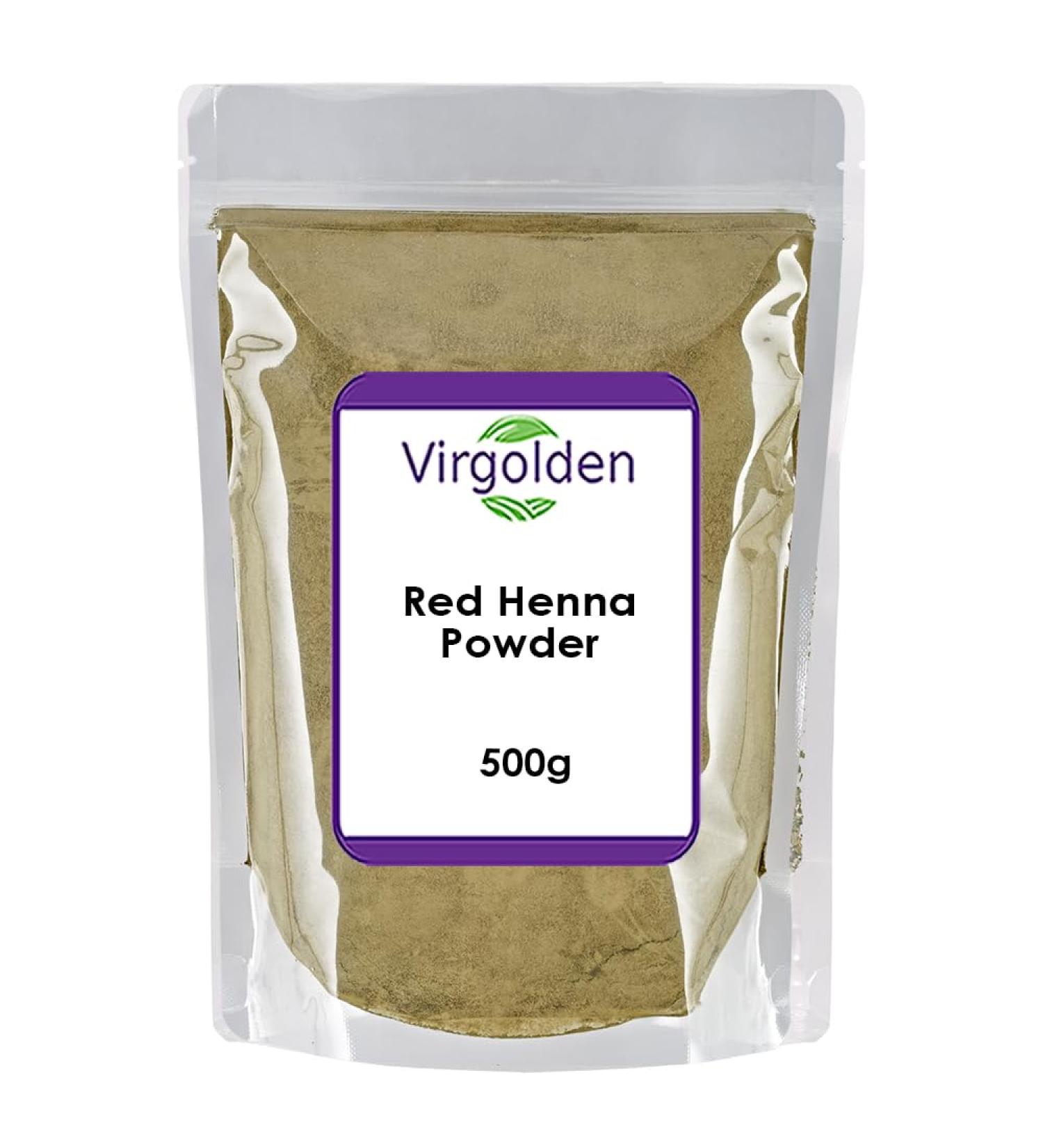 Red Henna Powder 500g by Virgolden