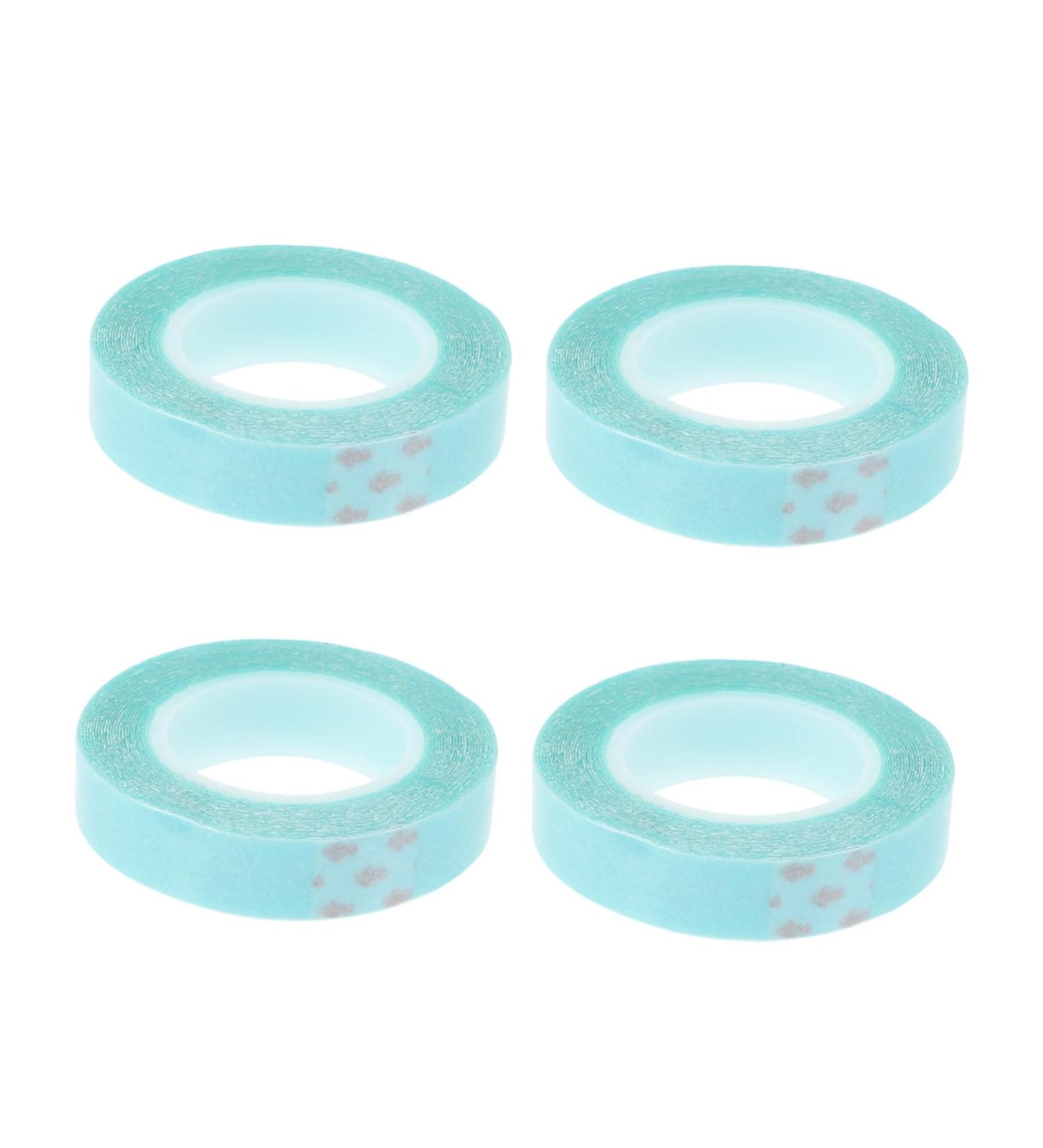 Beatifufu 4 Rolls Wig Double Sided Tape Blue Scrunchies Hair Wigs Tape Front Lace Wigs Tape for Hair Extension Hair Extension Tape Lace Front Wig Tape Blue Wigs Supplies Real Person Glue - Buy Online on GoSupps.com