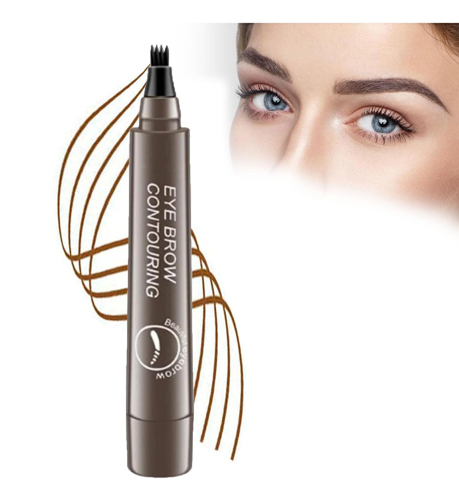Generic 2024 New Waterproof Brow Pencil with Micro-Fork Tip Magic Eyebrow Pencil 3D Waterproof Microblading Eyebrow Pen (Gray Brown) - Buy Online on GoSupps.com