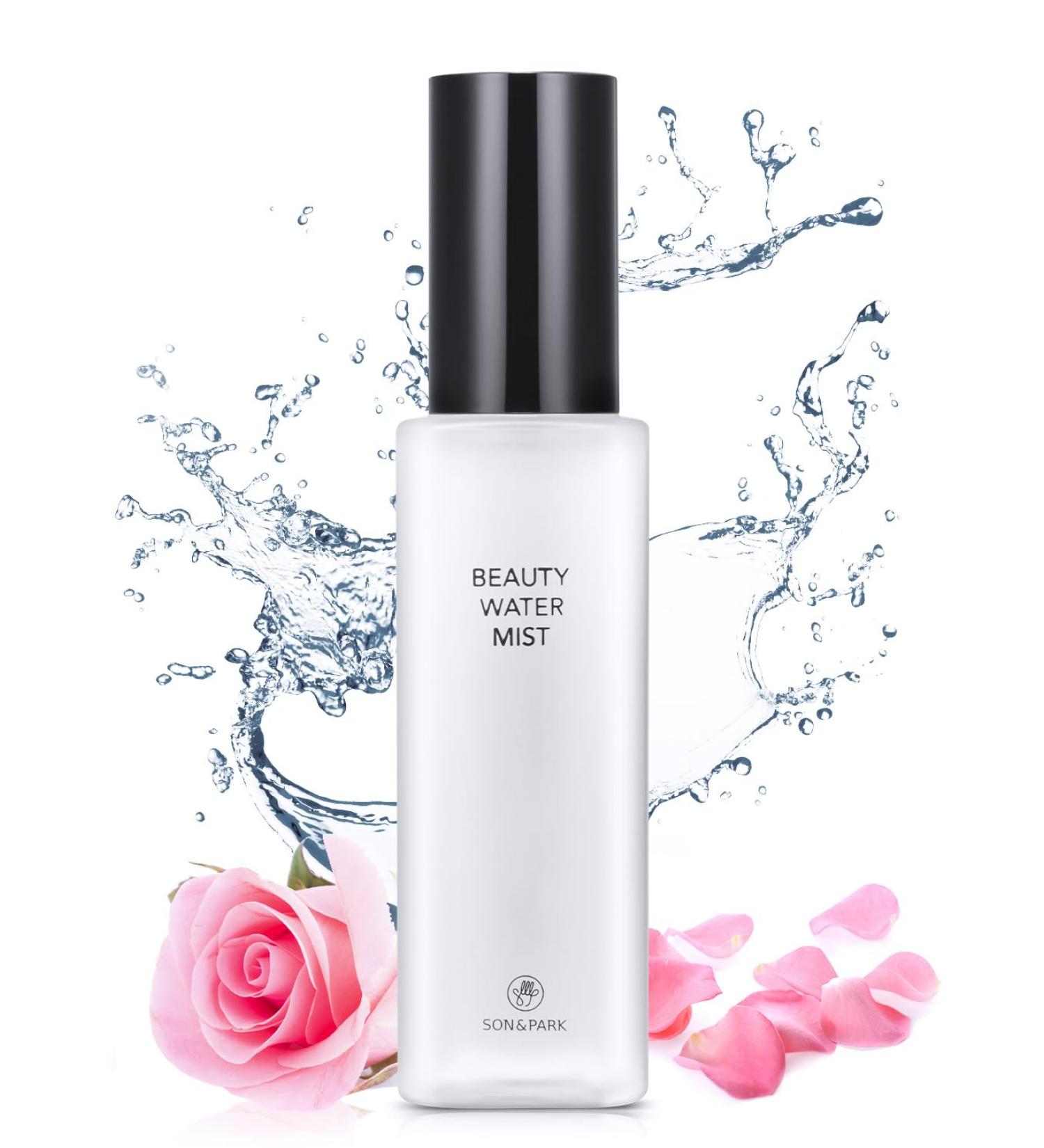 SON&PARK Beauty Water Facial Mist | Multi-Purpose Toner for Face & Body | Hydrating Exfoliating Skincare with Rose & Lavender Oil | 100ml - Buy Online on GoSupps.com