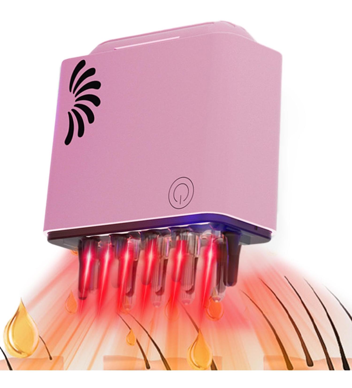 Shitafe Electric Scalp Oil Applicator Electric Hair Oil Applicator Hair Oiling Applicator | Electric Vibration Head Massage Comb Hair Brush - Buy Online on GoSupps.com