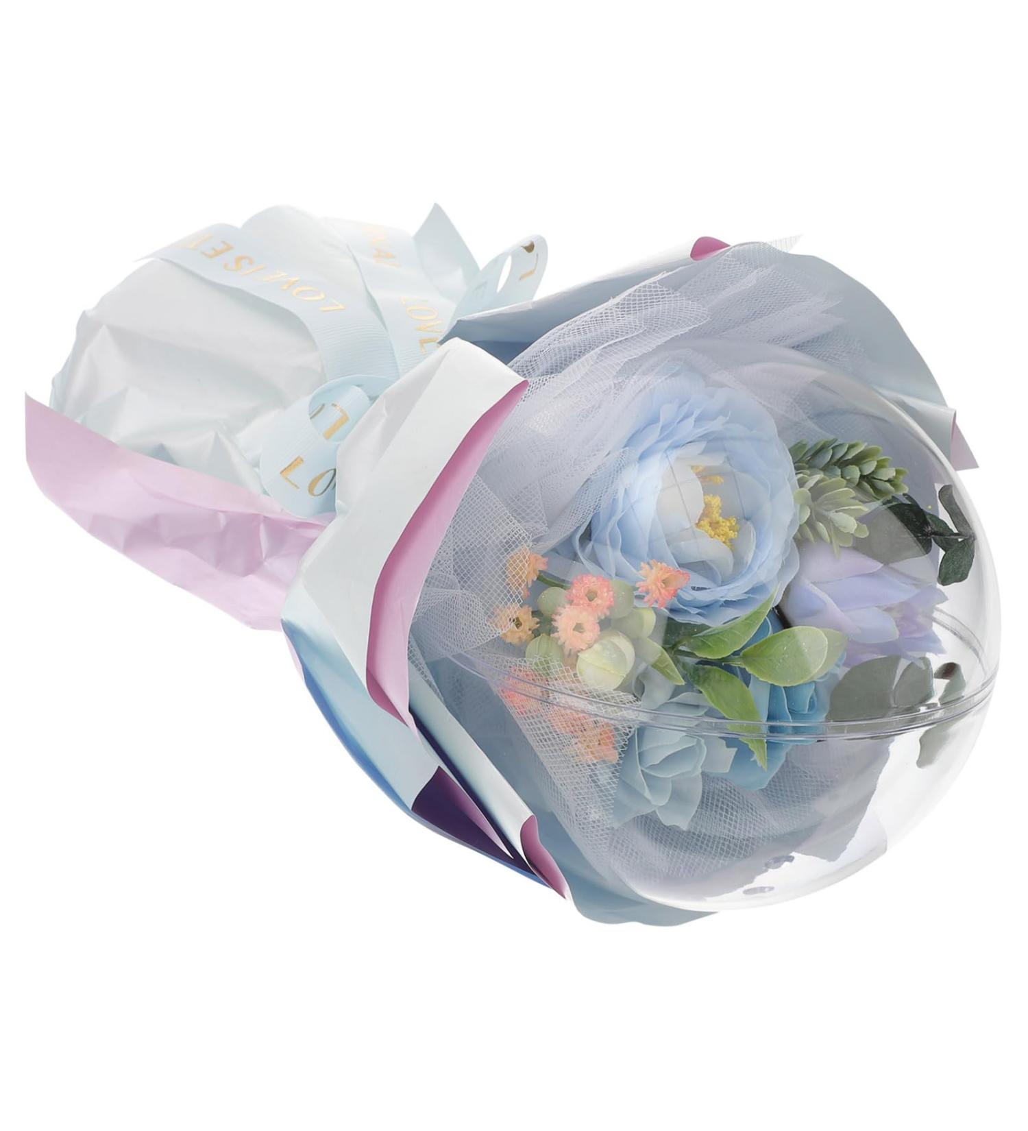 Angoily 1 Holding Flowers Soaps Bath Soaps Essential Oil Rose Artificial Rose Bath Bath Flowers Soap Roses Touch Bouquet Birthday Present Rose Petal Acrylic - Buy Online on GoSupps.com