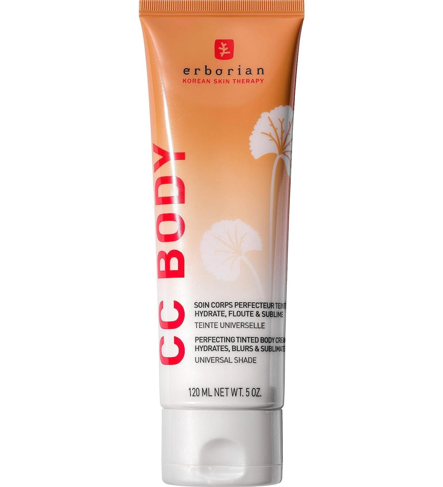 Erborian - CC Body - Perfecting Tinted Body Cream - Moisturizes Blurs Beautifies - Korean Cosmetic Treatment - Universal Shade - 120 ml - Buy Online on GoSupps.com
