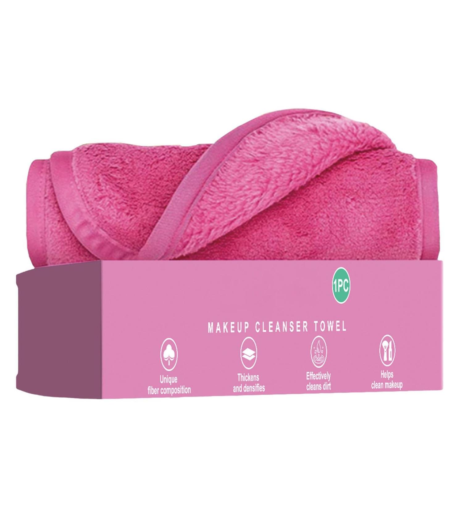 Facial Cleansing Towel - Comfortable Makeup Removal Cloths Face Cleansing Towel Light Weight Face Cleansing Cloth for Daily Use & Travel - Buy Online on GoSupps.com