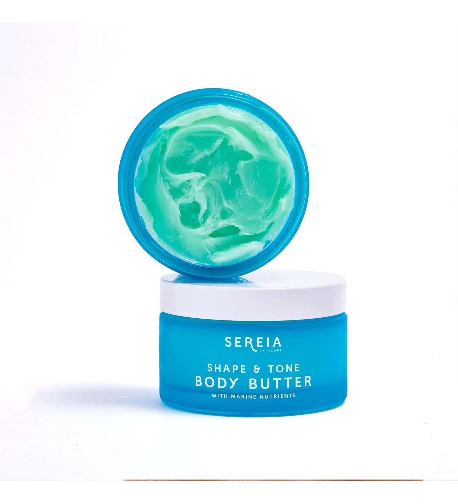Sereia Skincare Toning Body Butter with Seaweed Guarana Seed Extracts - Collagen & Shea Butter - Intense Moisturization for Soft & Smooth Skin - Natural & Organic - 200ml - Buy Online on GoSupps.com