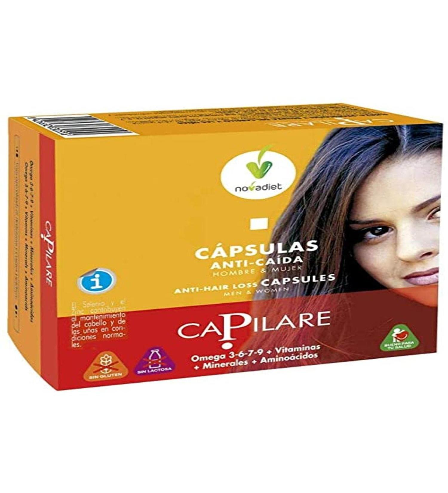 Novadiet Capilare against hair loss 60 capsules
