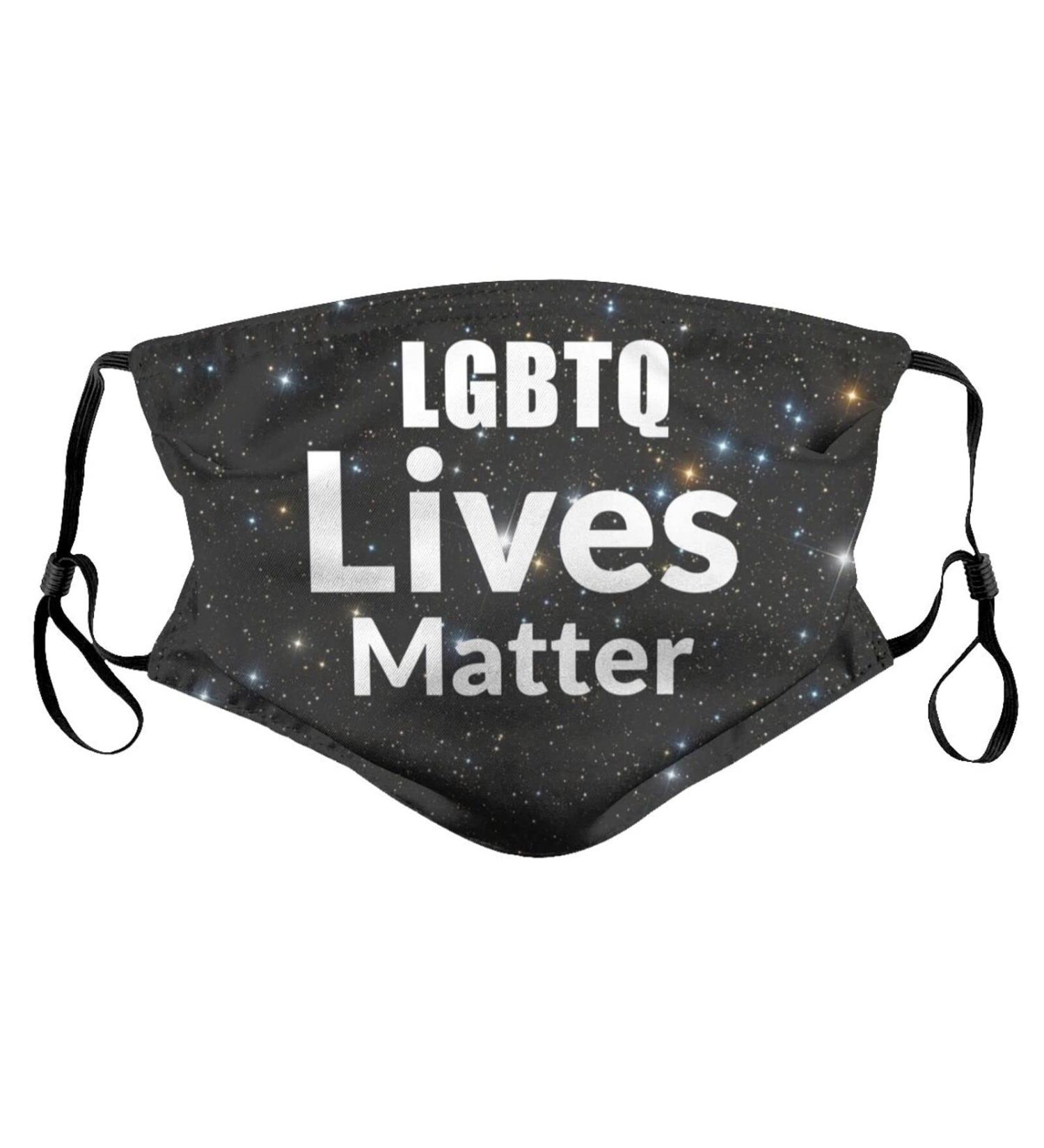 Face Mask Breathable LGBTQ Lives Matter Safety Masks for Adults and Teens Thanksgiving Gift - Buy Online on GoSupps.com