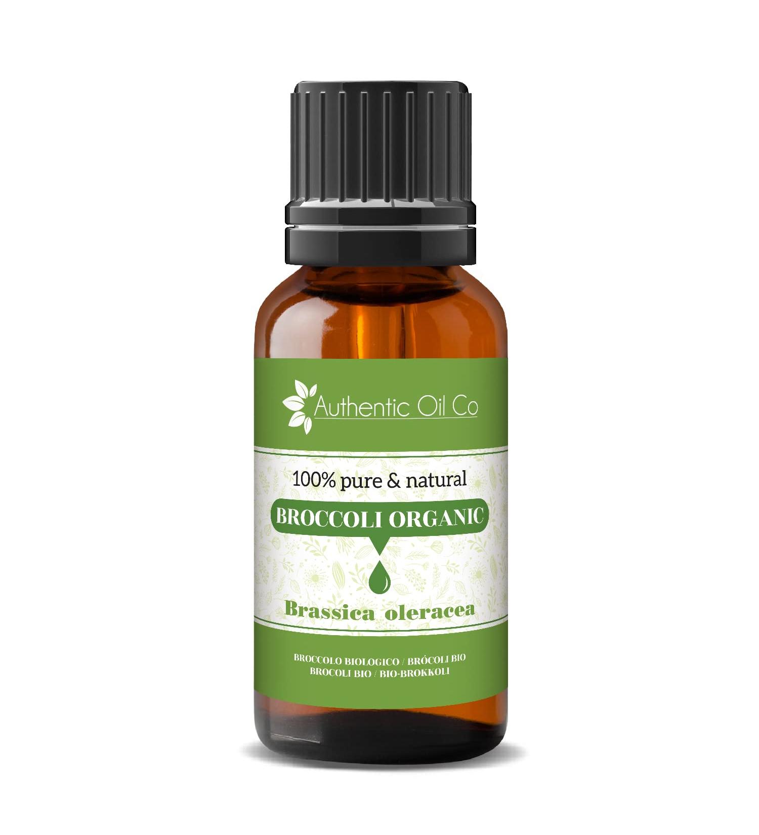 Bio-broccoli oil organic broccoli oil pure natural cold-pressed on a herbal basis suitable for vegans and made without animal experiments anti-aging skin care (50 ml) 50 ml (1 Pack)