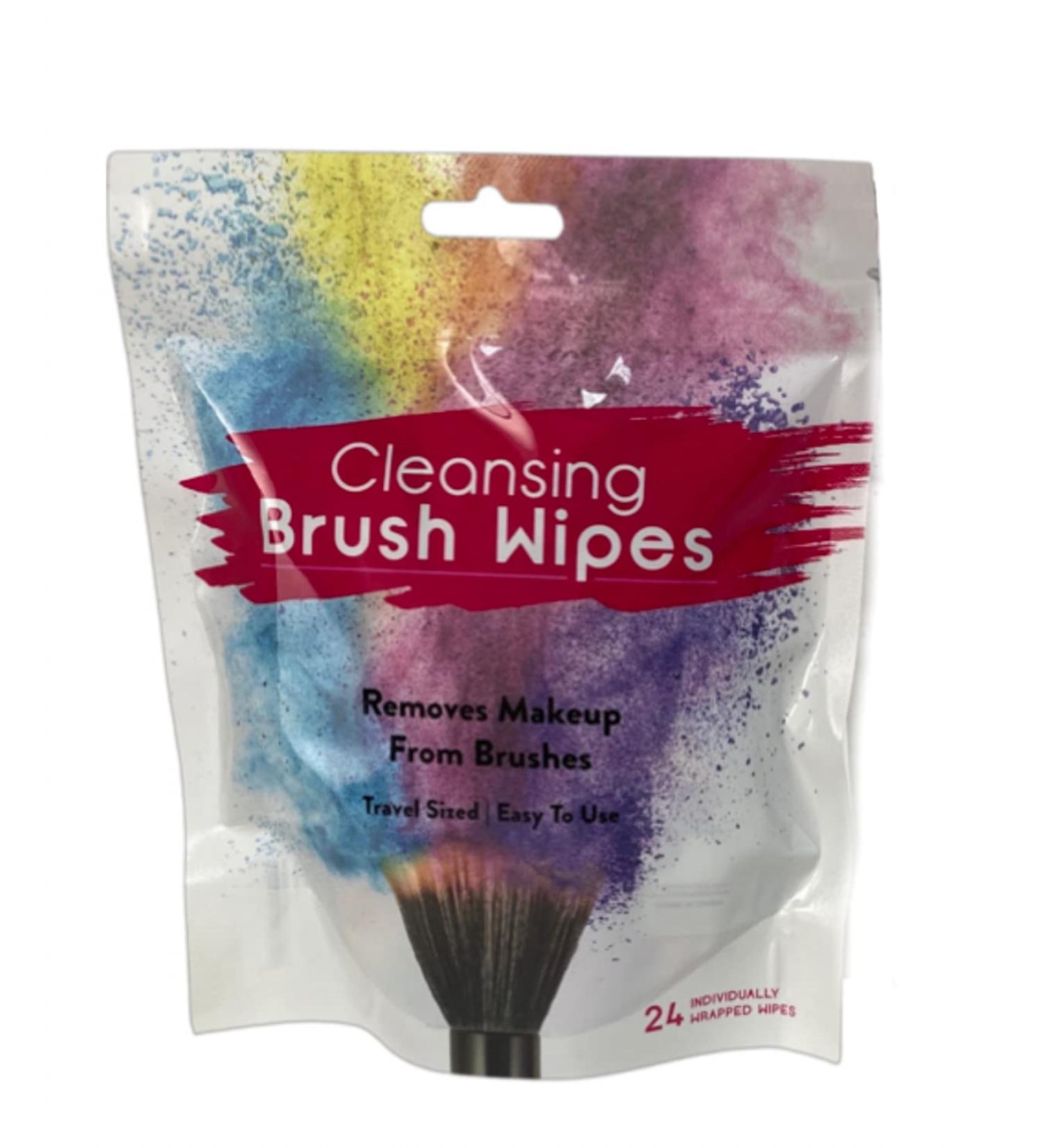 24 Individually Wrapped Makeup Brush Cleansing Cloths - Quick & Convenient On-The-Go Cleaner for Artists & Students - TSA Approved - Buy Online on GoSupps.com