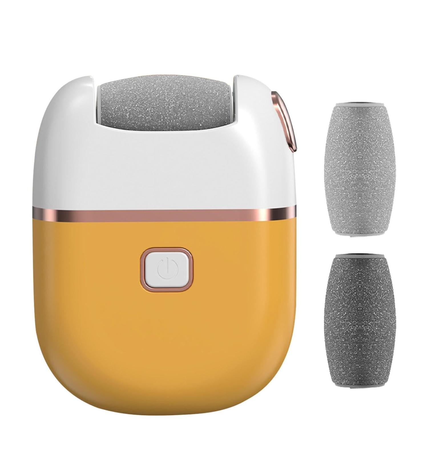 Electric Callus Remover for feet Portable Electronic Foot File Pedicure | Professional Foot Care Pedicure Kits for Home Nail Technicians and Individuals Yellow - Buy Online on GoSupps.com