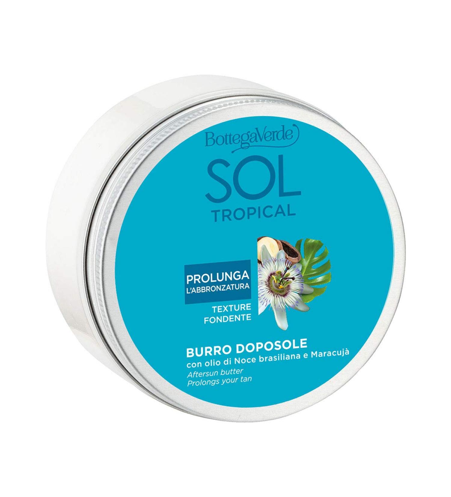 Bottega Verde Bottega Verde SOL Tropical - After-sun Butter - Nourishes and intensifies the tan - with Brazilian walnut oil and Maracuja (200 ml) prolongs the tan - melting texture