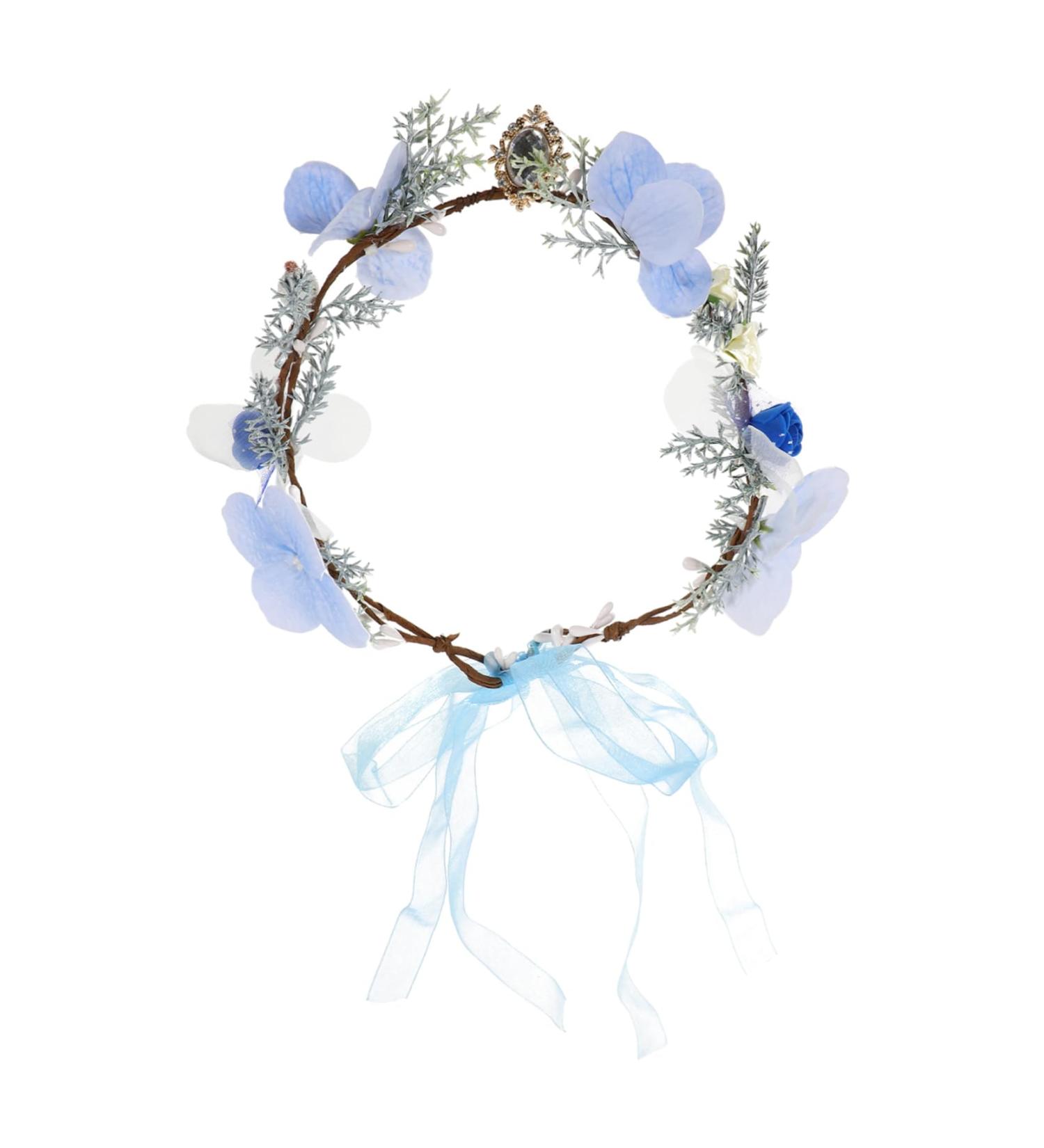 DEARMAMY Elf Garland Headdress Fairy Costume Women Head Chain Hair Accessories for Women Hair Bands Headpiece Jewelry Fairy Headband for Women Fairy Accessories for Women Exotic Headband - Buy Online on GoSupps.com